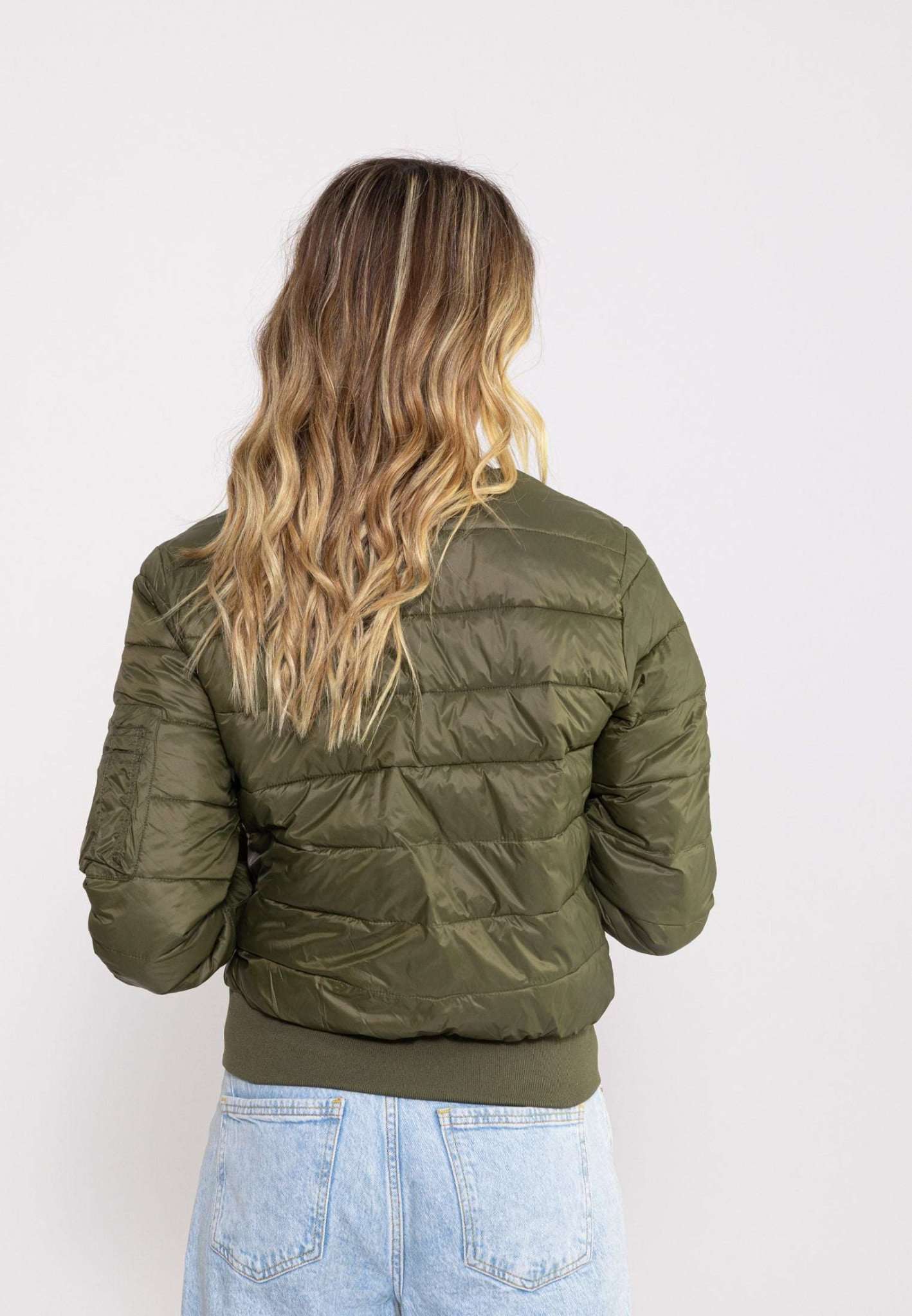 Doudoune Dallas W à Kaki Vestes Bombers Original