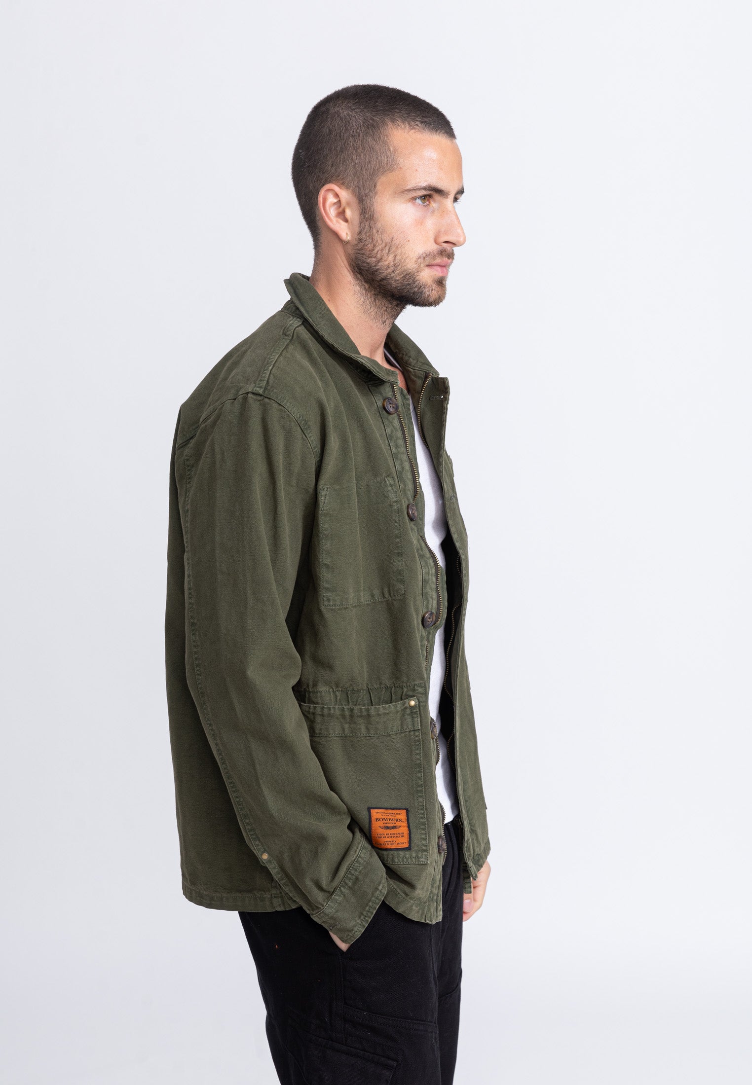 Veste Davis M dans Vestes Kaki Bombers Original