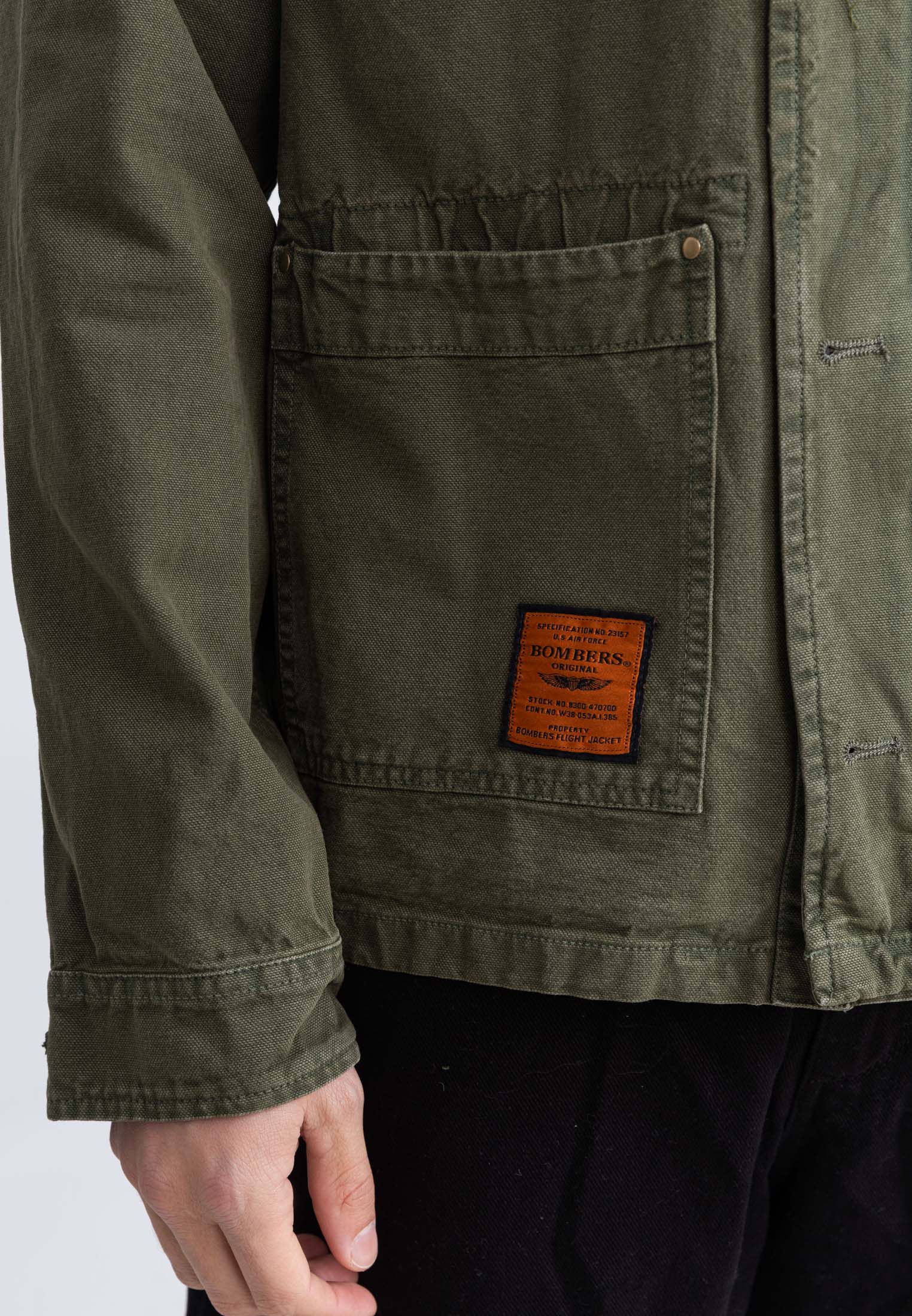Veste Davis M dans Vestes Kaki Bombers Original