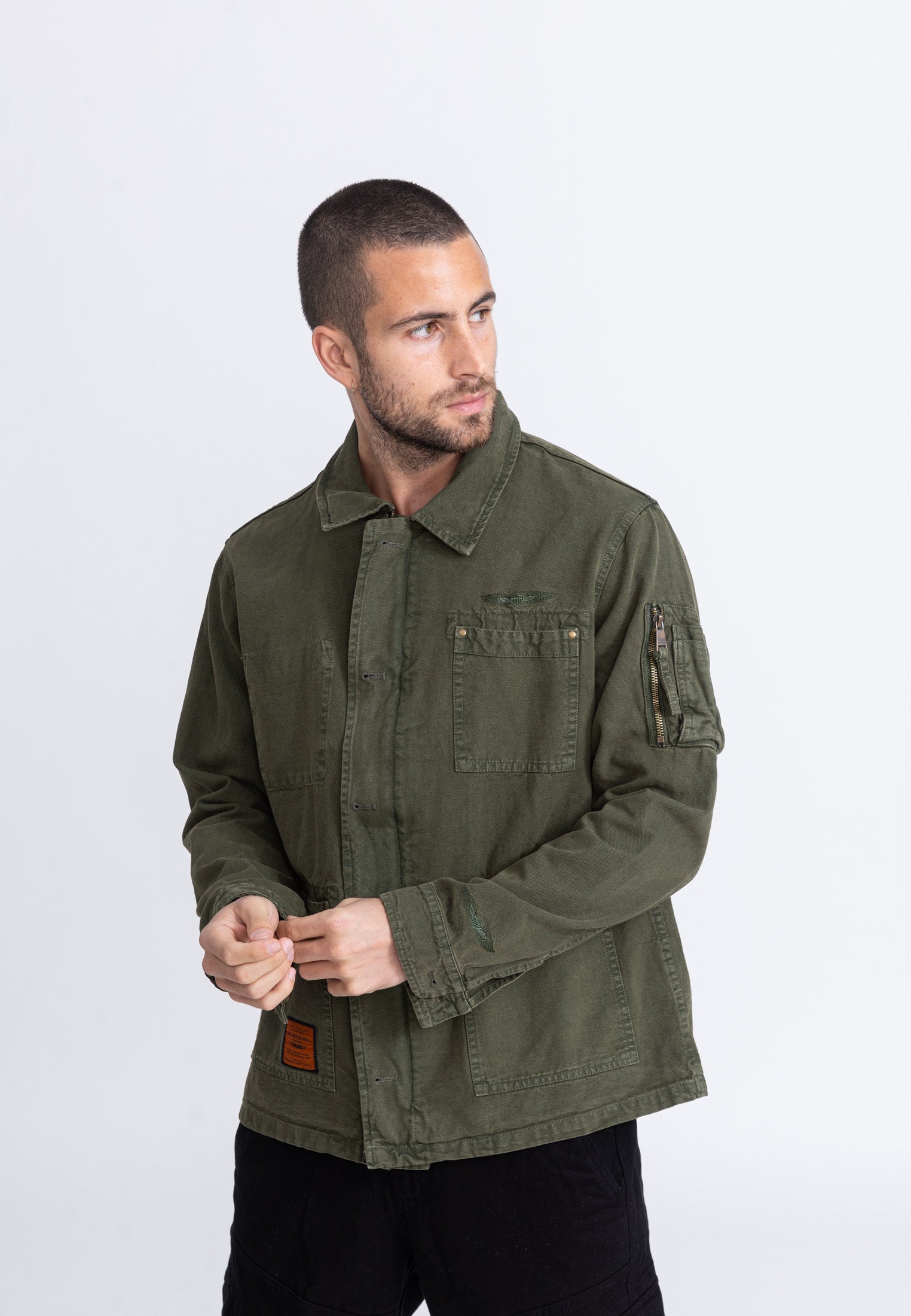 Veste Davis M dans Vestes Kaki Bombers Original