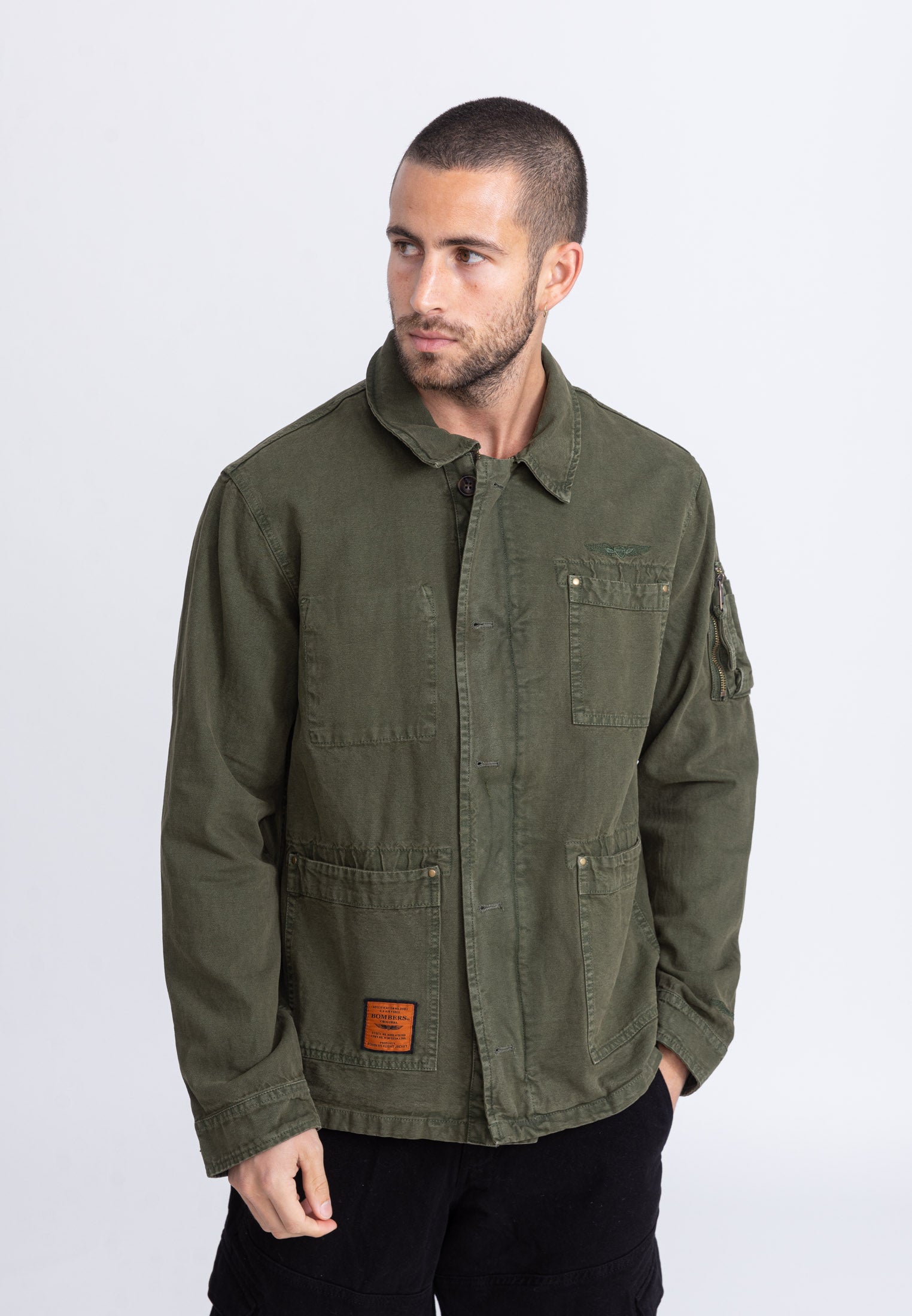 Veste Davis M dans Vestes Kaki Bombers Original