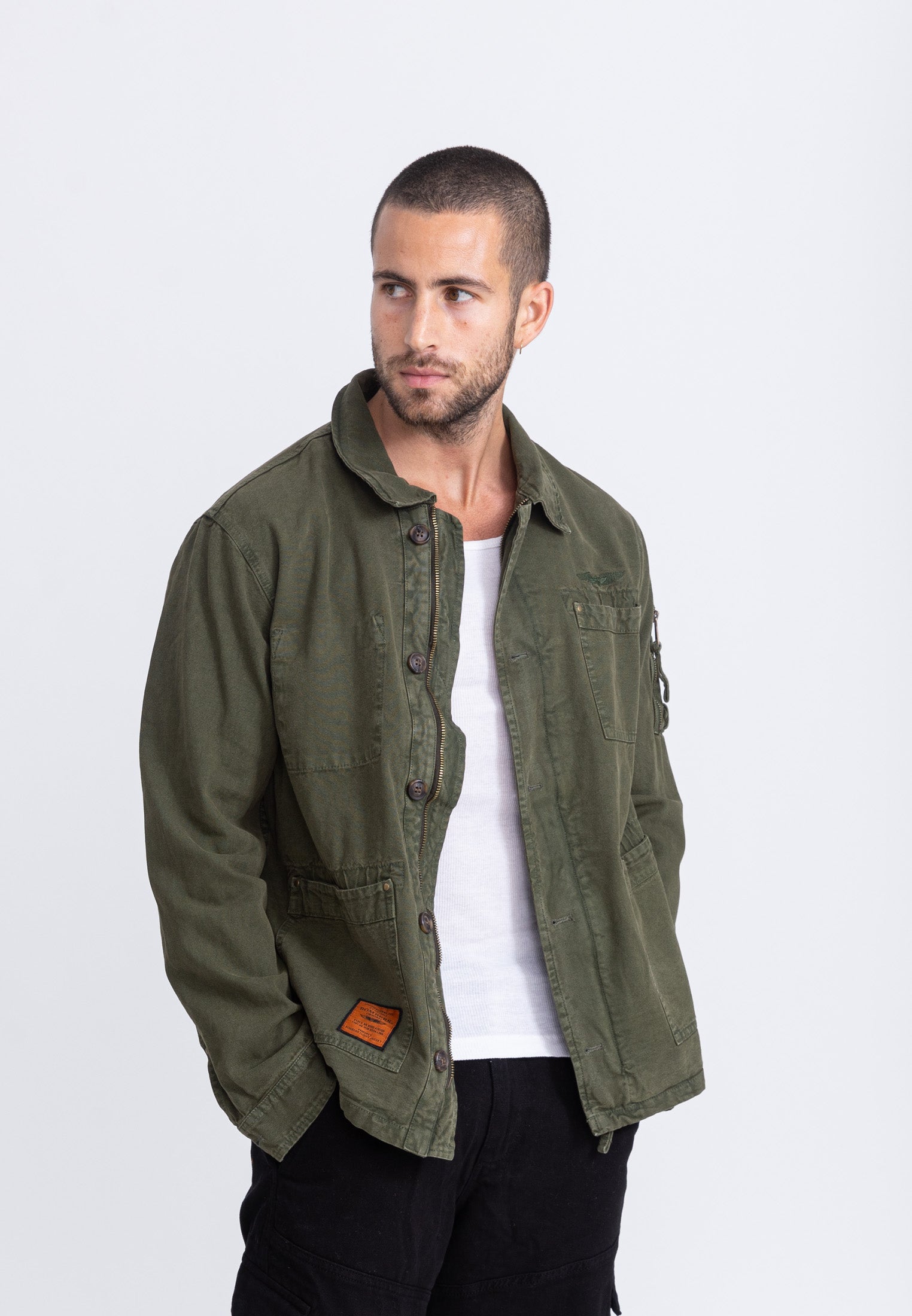 Veste Davis M dans Vestes Kaki Bombers Original