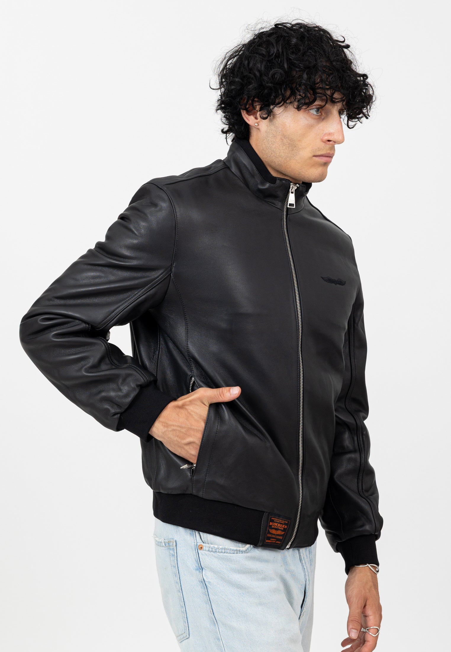 Denver-M in Black Vestes Bombers Original