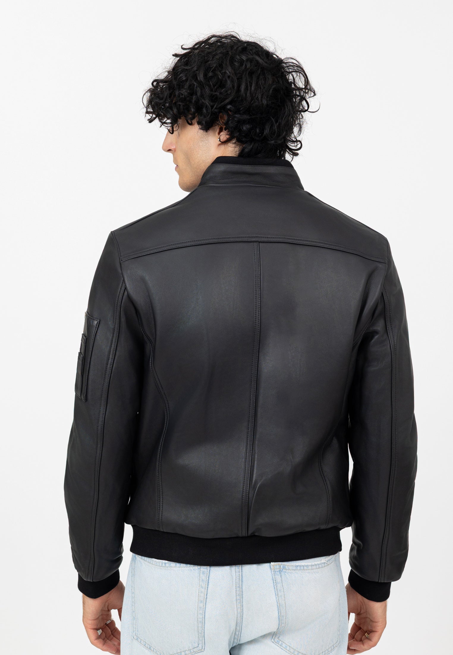 Denver-M in Black Vestes Bombers Original