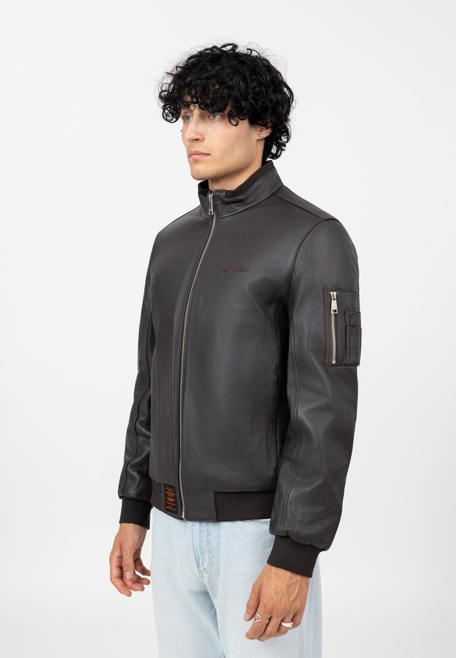 Denver-M in Brown Vestes Bombers Original