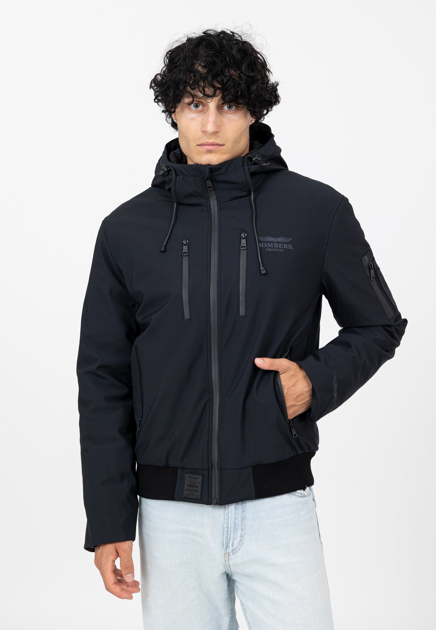Edwards-M in Black Vestes Bombers Original
