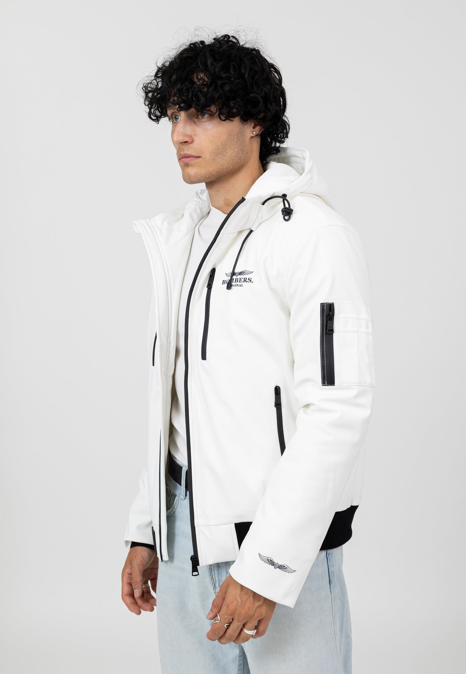 Edwards-M in Cream Vestes Bombers Original