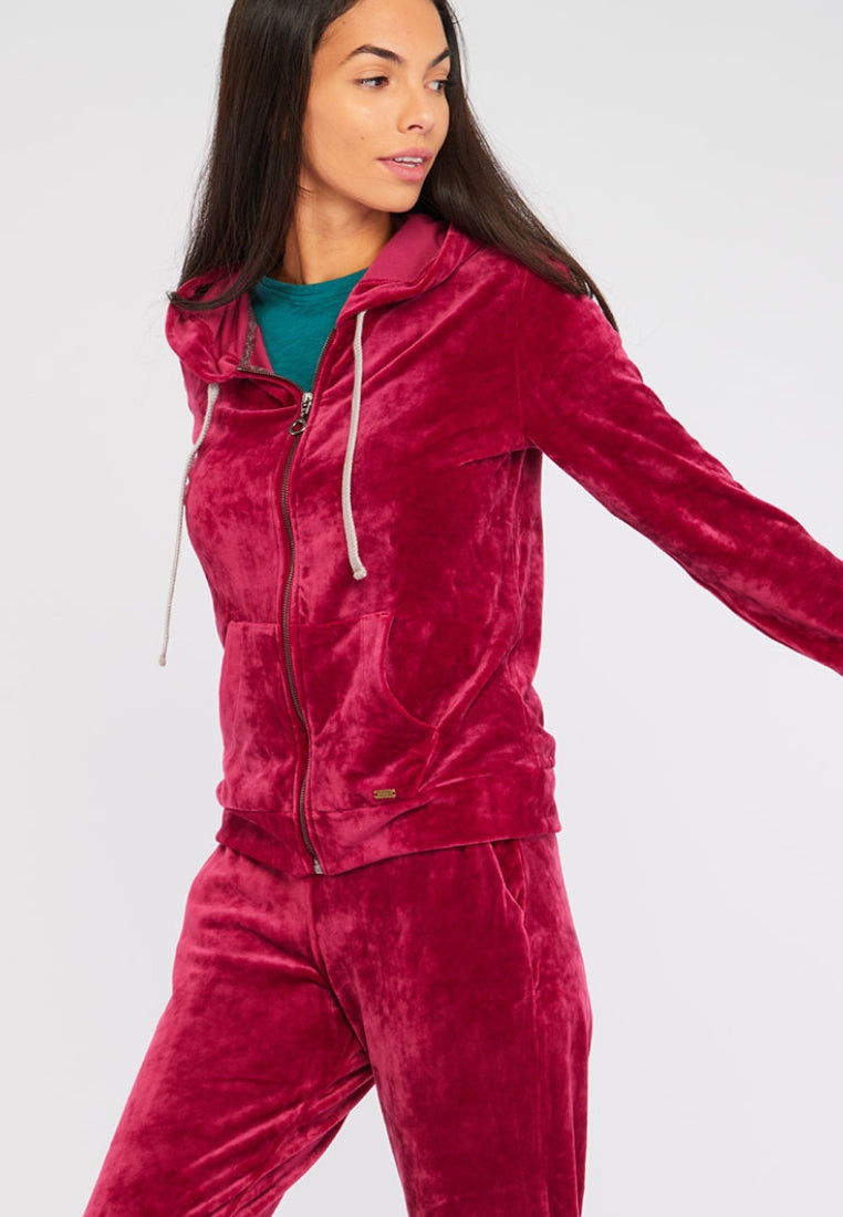 FRESCO-SEALAKE Veste de sweat en cassis Vestes de sweat Banana Moon