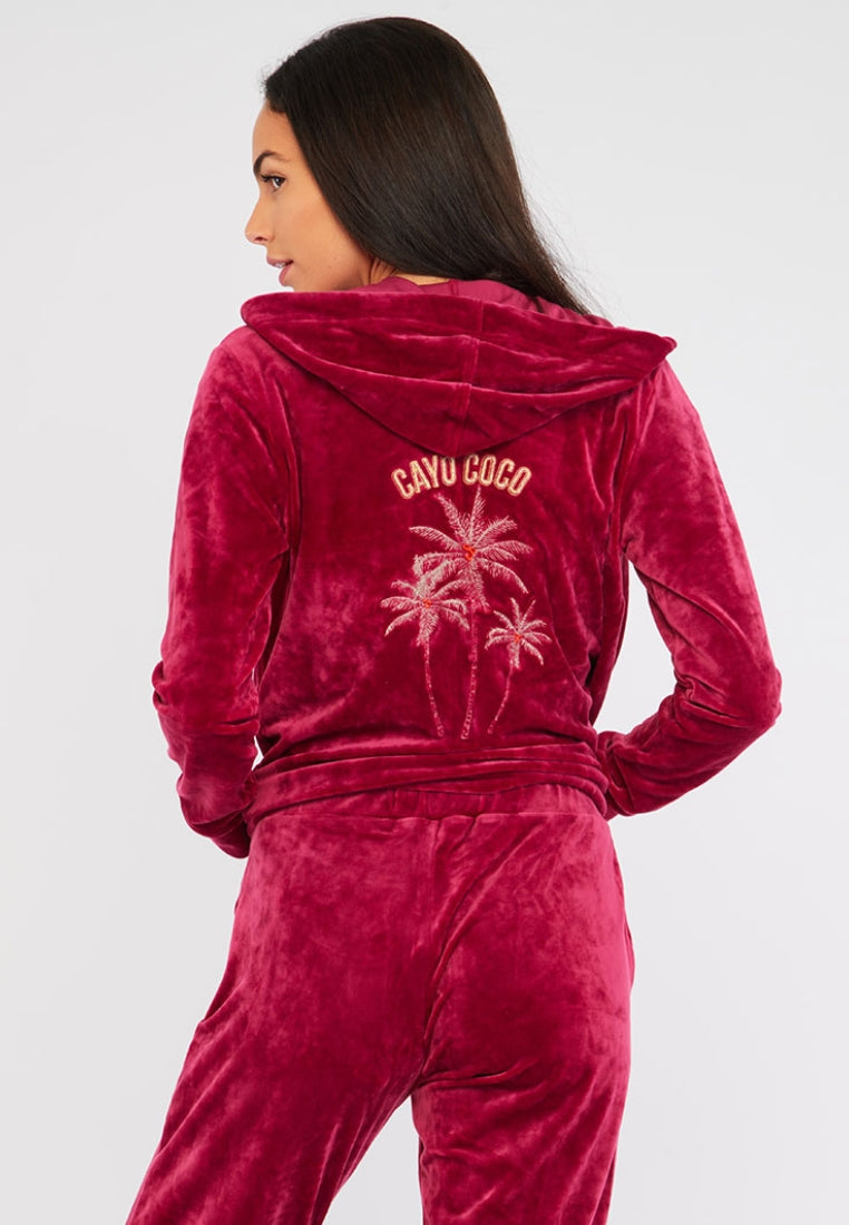 FRESCO-SEALAKE Veste de sweat en cassis Vestes de sweat Banana Moon