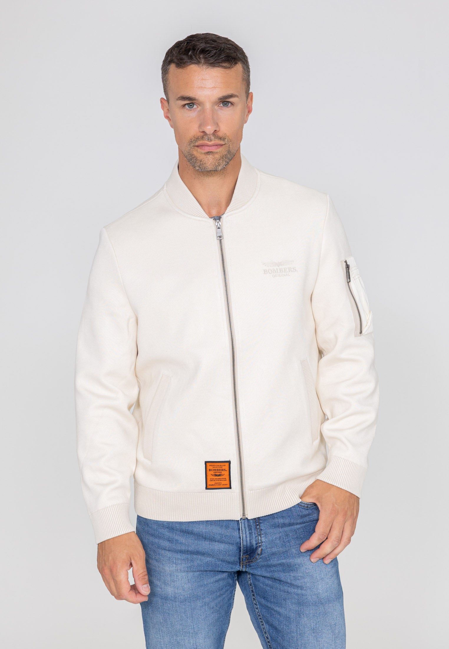 Hays M Bomber dans Cream Vestes Bombers Original