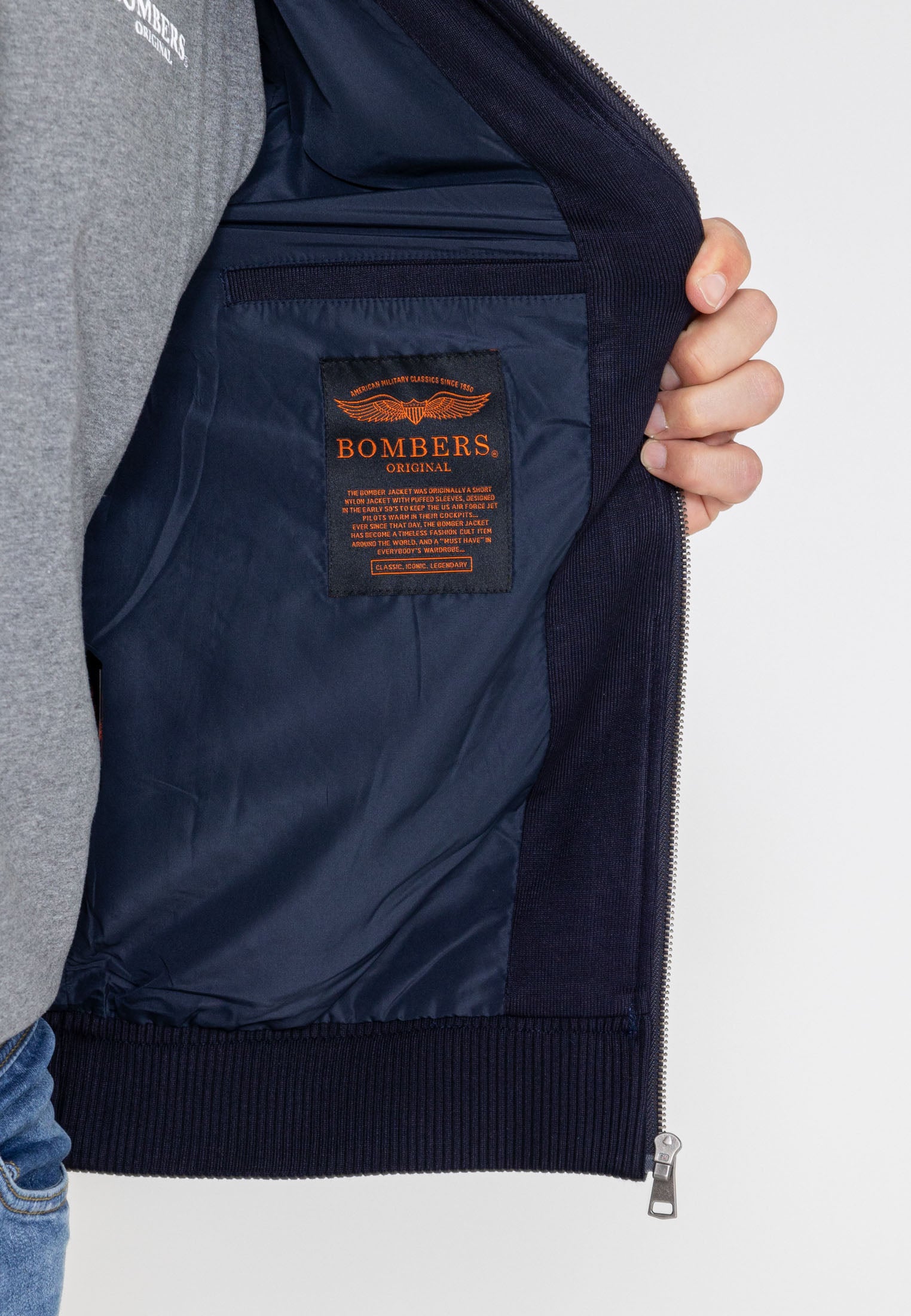 Hays M Bomber dans Vestes Navy Bombers Original