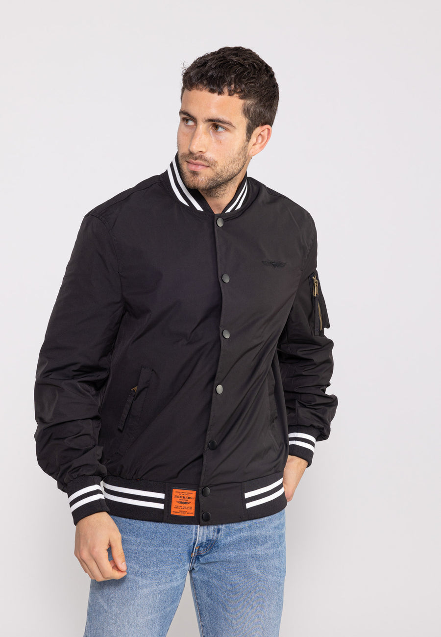 Hiller M Bombers in Black Vestes Bombers Original