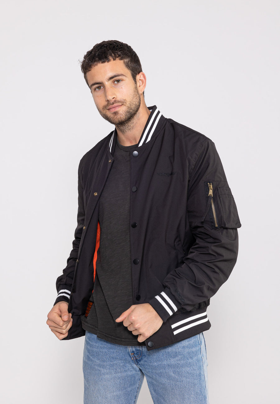 Hiller M Bombers in Black Vestes Bombers Original