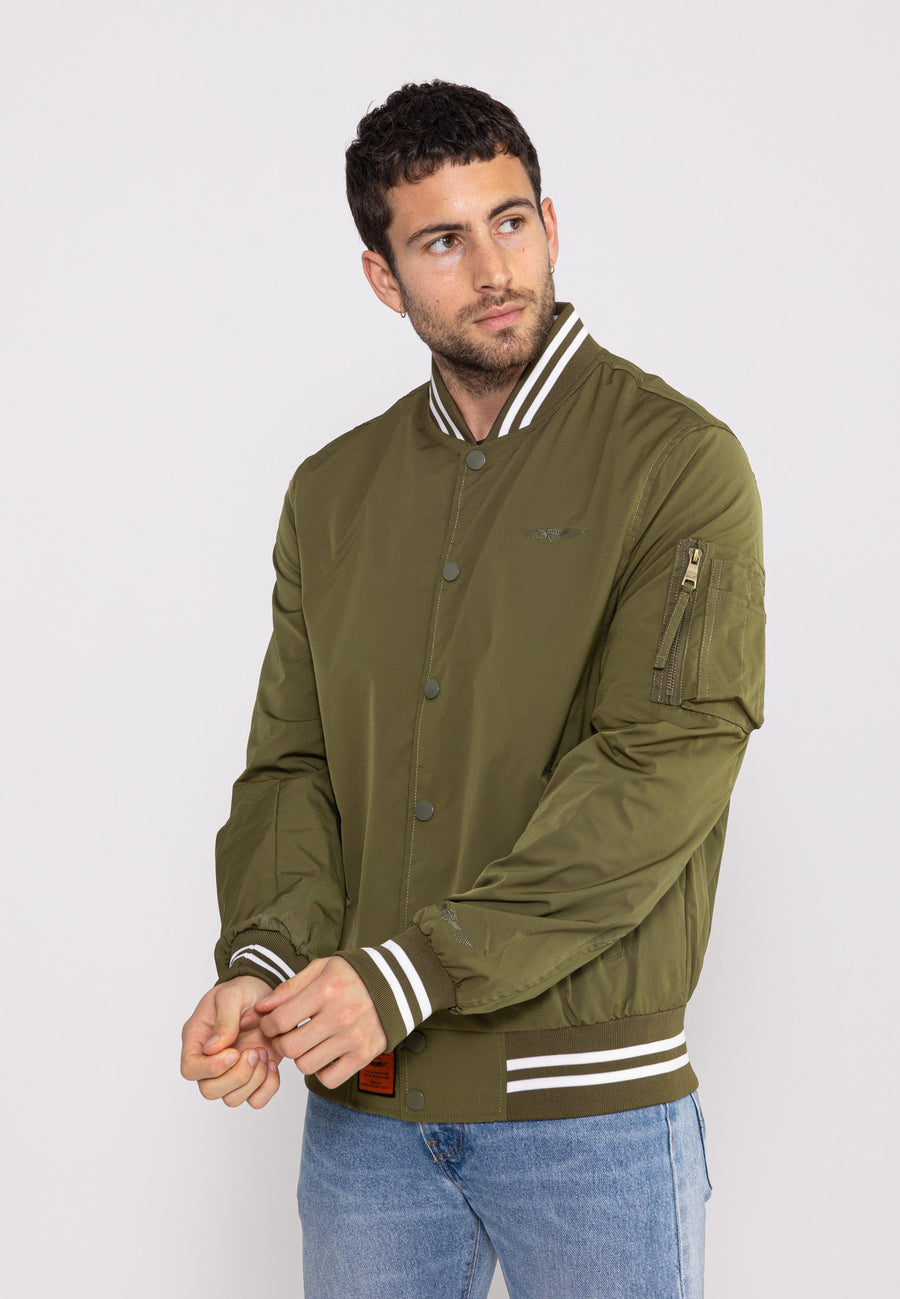 Veste Hiller M Bomber in Kaki Vestes Bombers Original