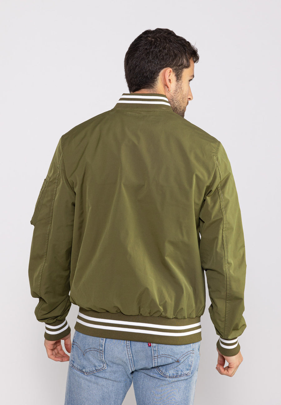 Veste Hiller M Bomber in Kaki Vestes Bombers Original