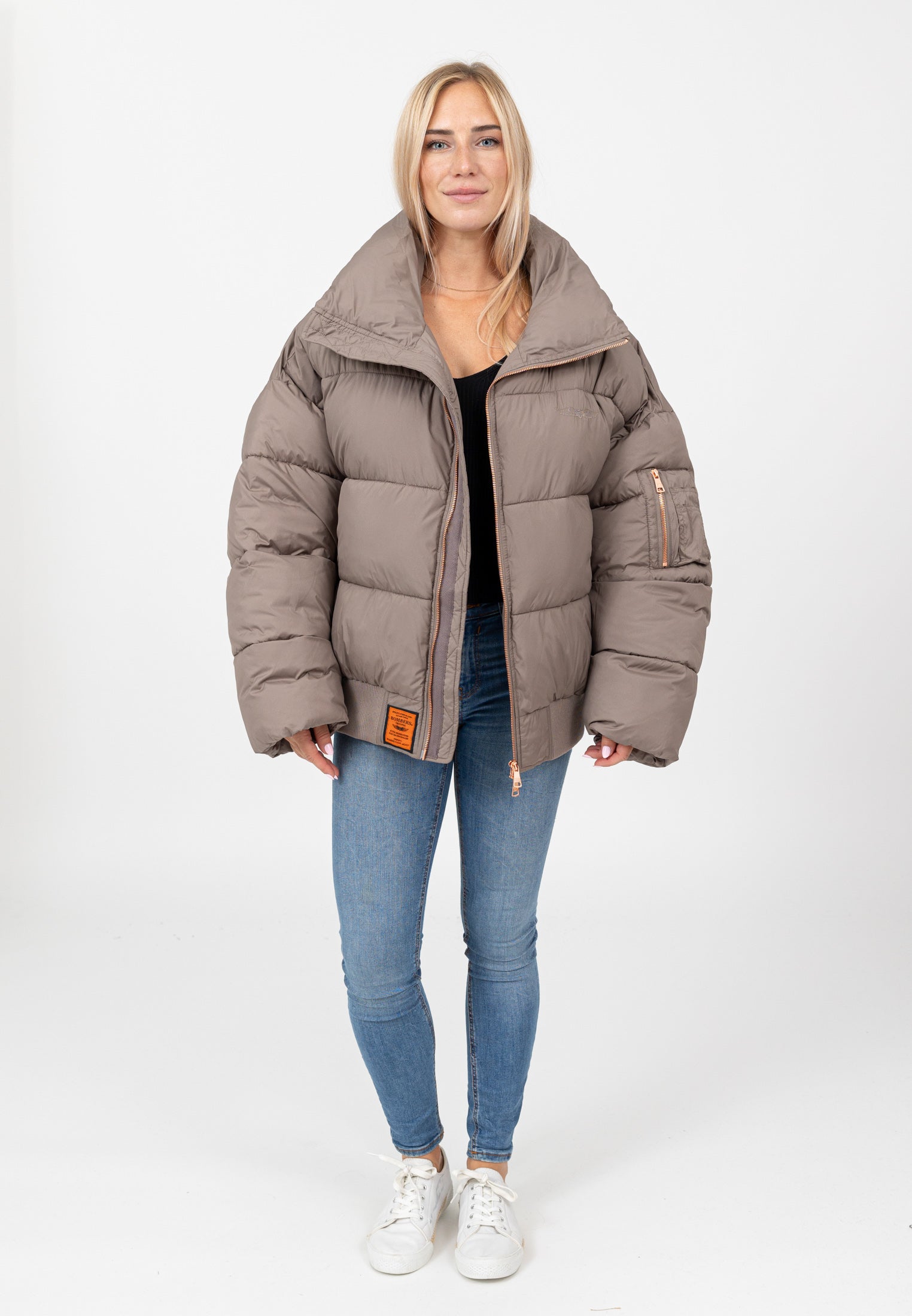Hill-W in Taupe Vestes Bombers Original