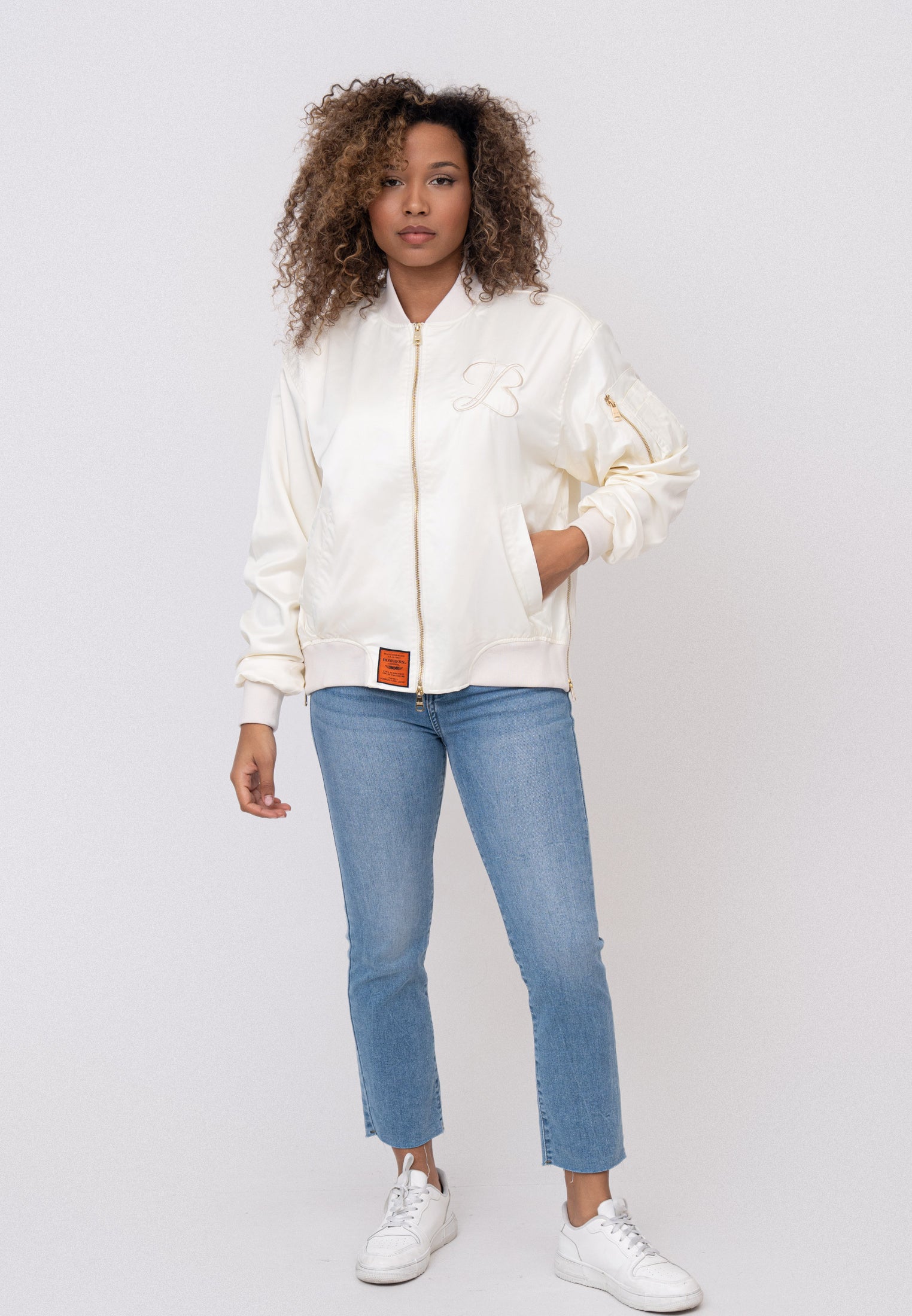 Kansas W Bombers in Cream Vestes Bombers Original