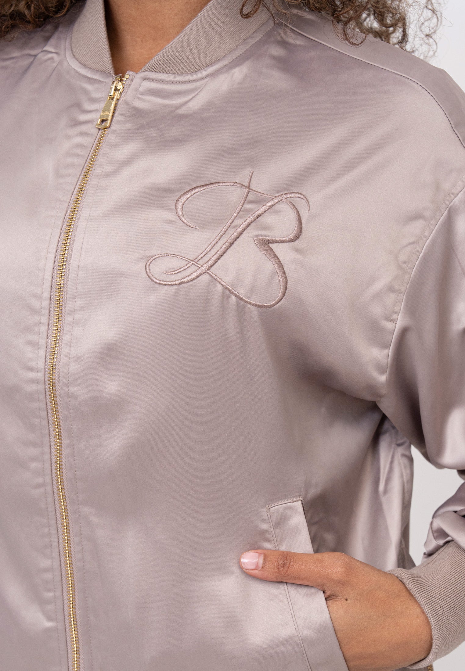 Kansas W Bombers en taupe Vestes Bombers Original