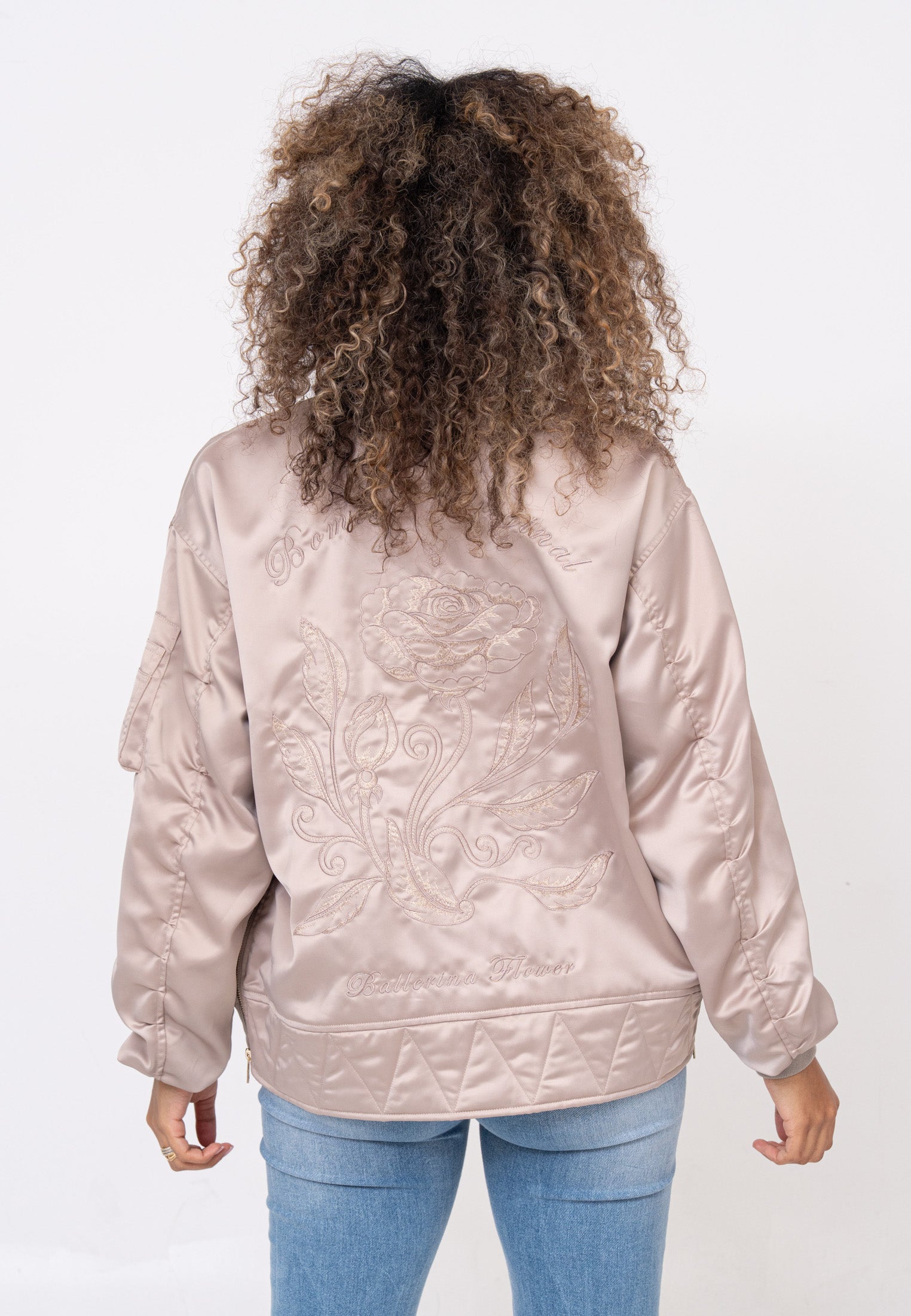 Kansas W Bombers en taupe Vestes Bombers Original