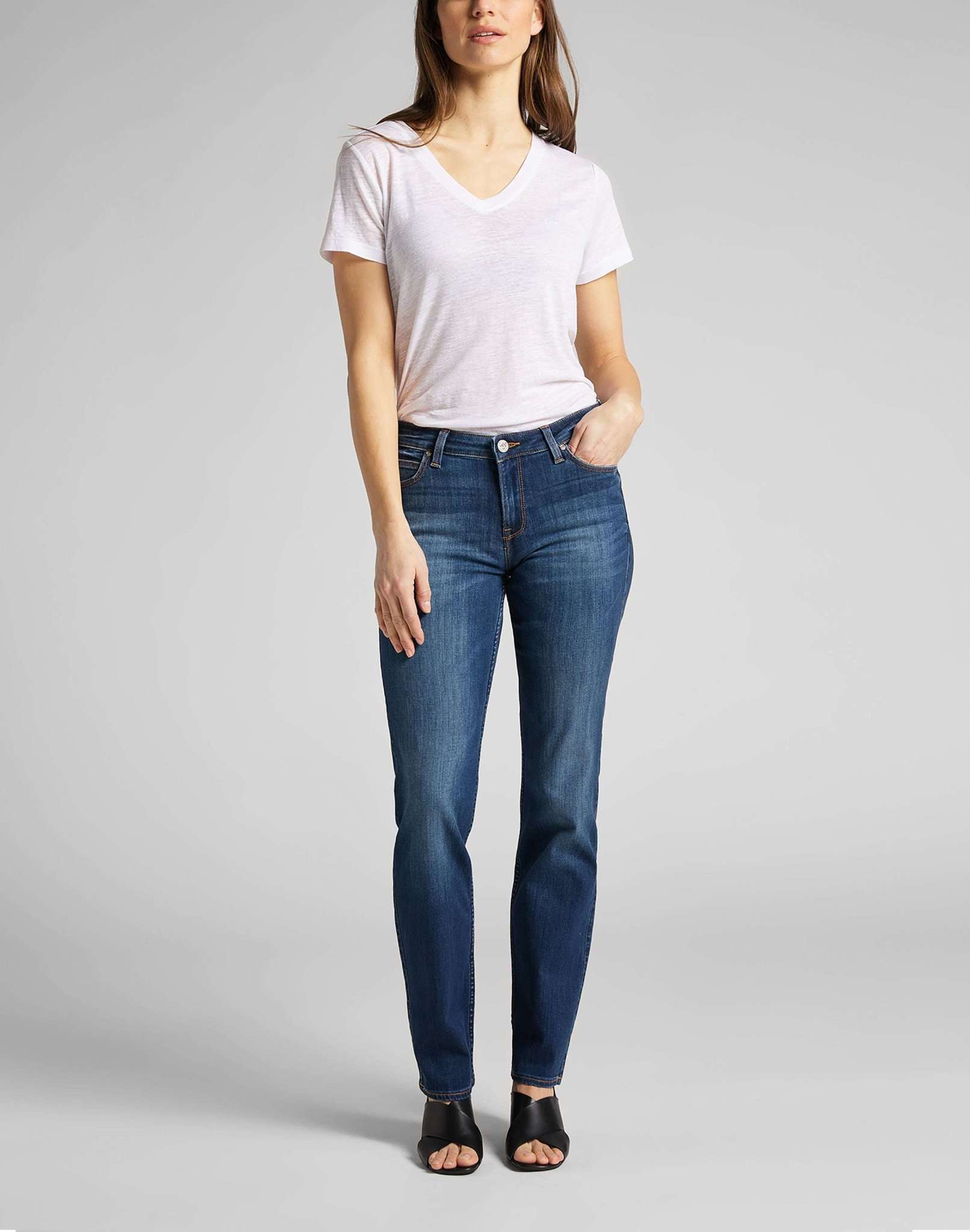 Jeans Marion droit en Night Sky Lee