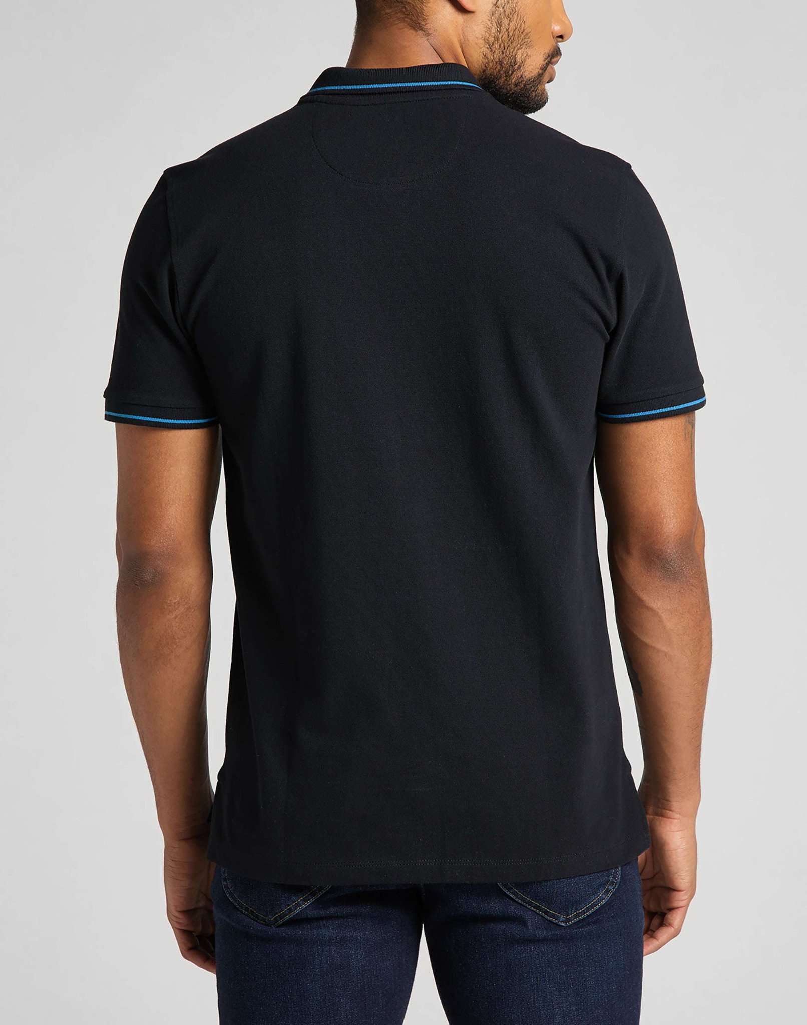 Polo piqué dans Black Polos Lee