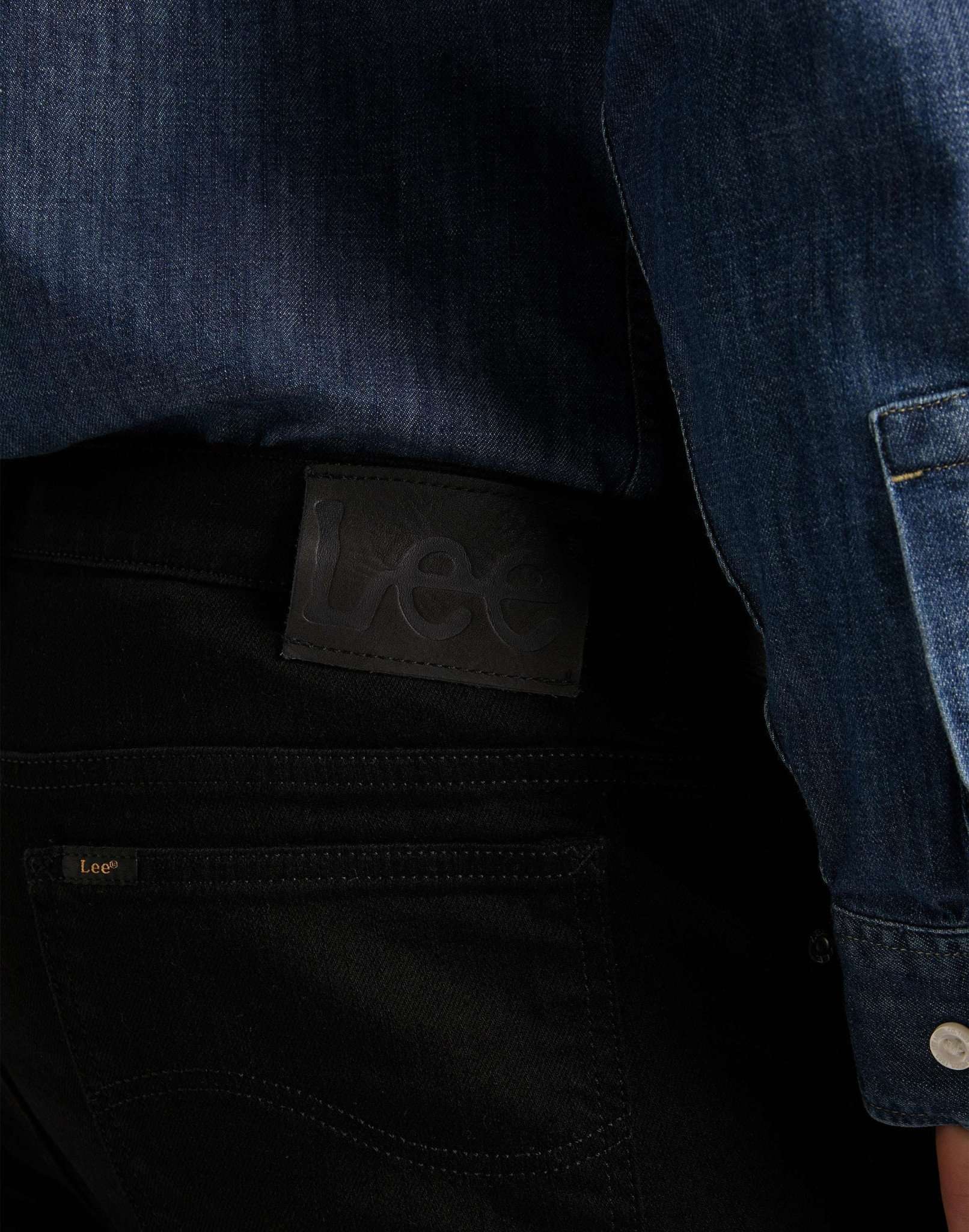 Rider en jeans Clean Black Lee