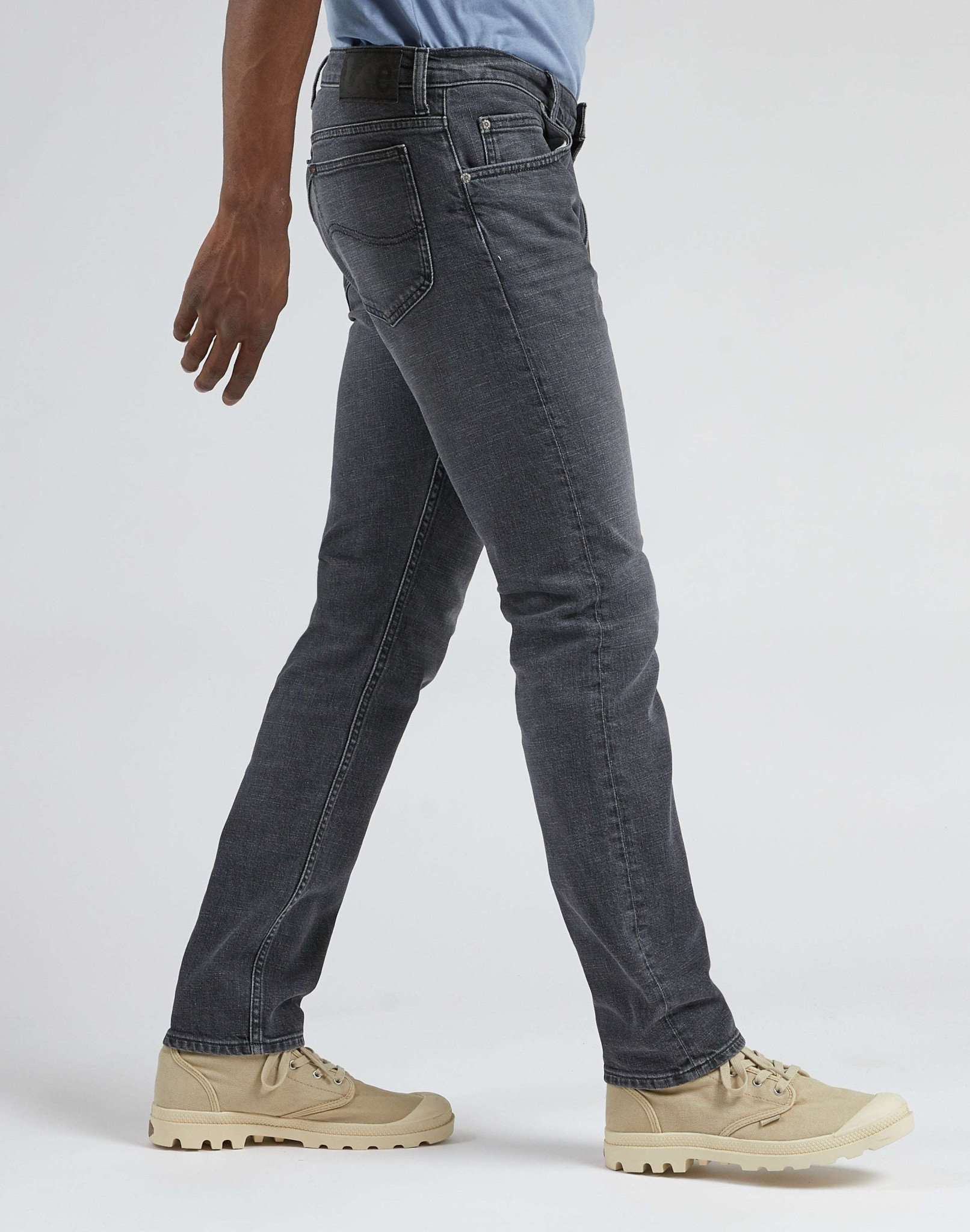 Rider in Worn In Shadow Jeans Lee