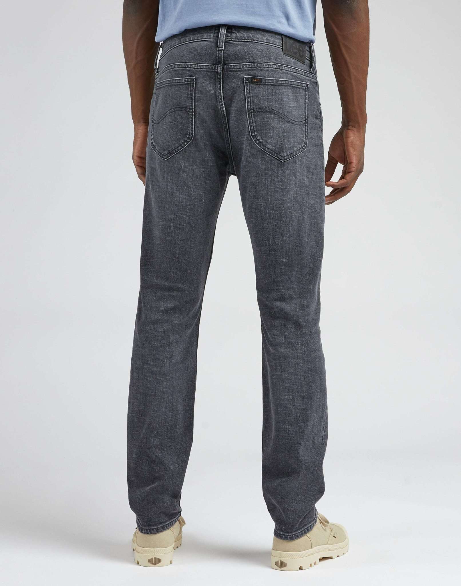 Rider in Worn In Shadow Jeans Lee