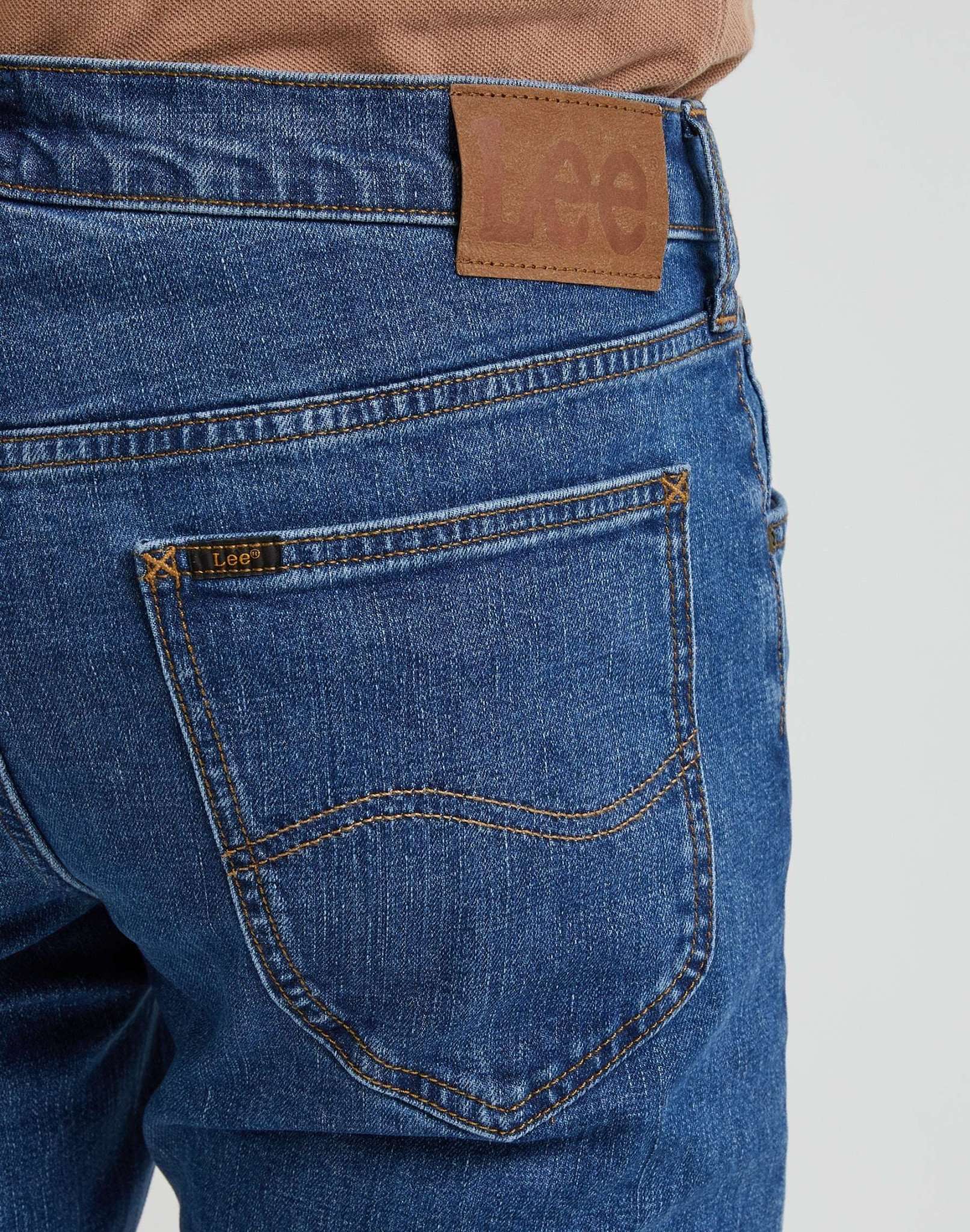 Daren Zip Fly en jeans Stoneage Mid Lee