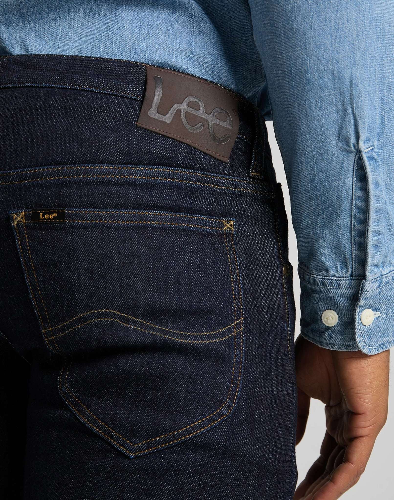 Daren Zip Fly en jeans rinse Lee