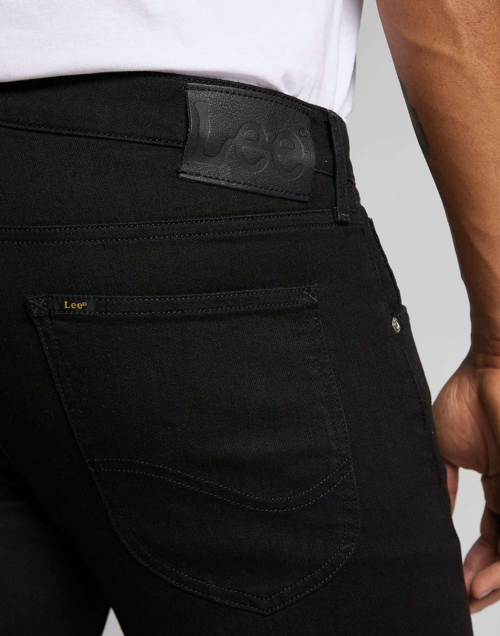 Jeans Luke Low Stretch en Clean Black Lee