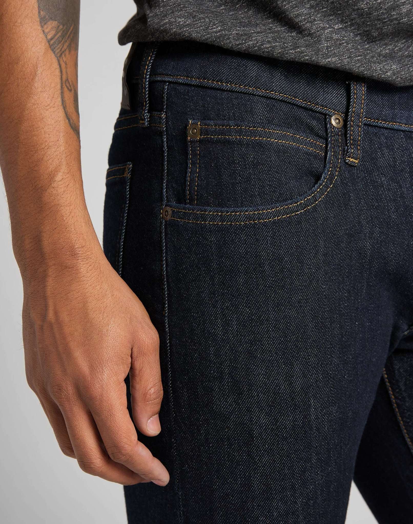 Luke Low Stretch en jeans rincés Lee