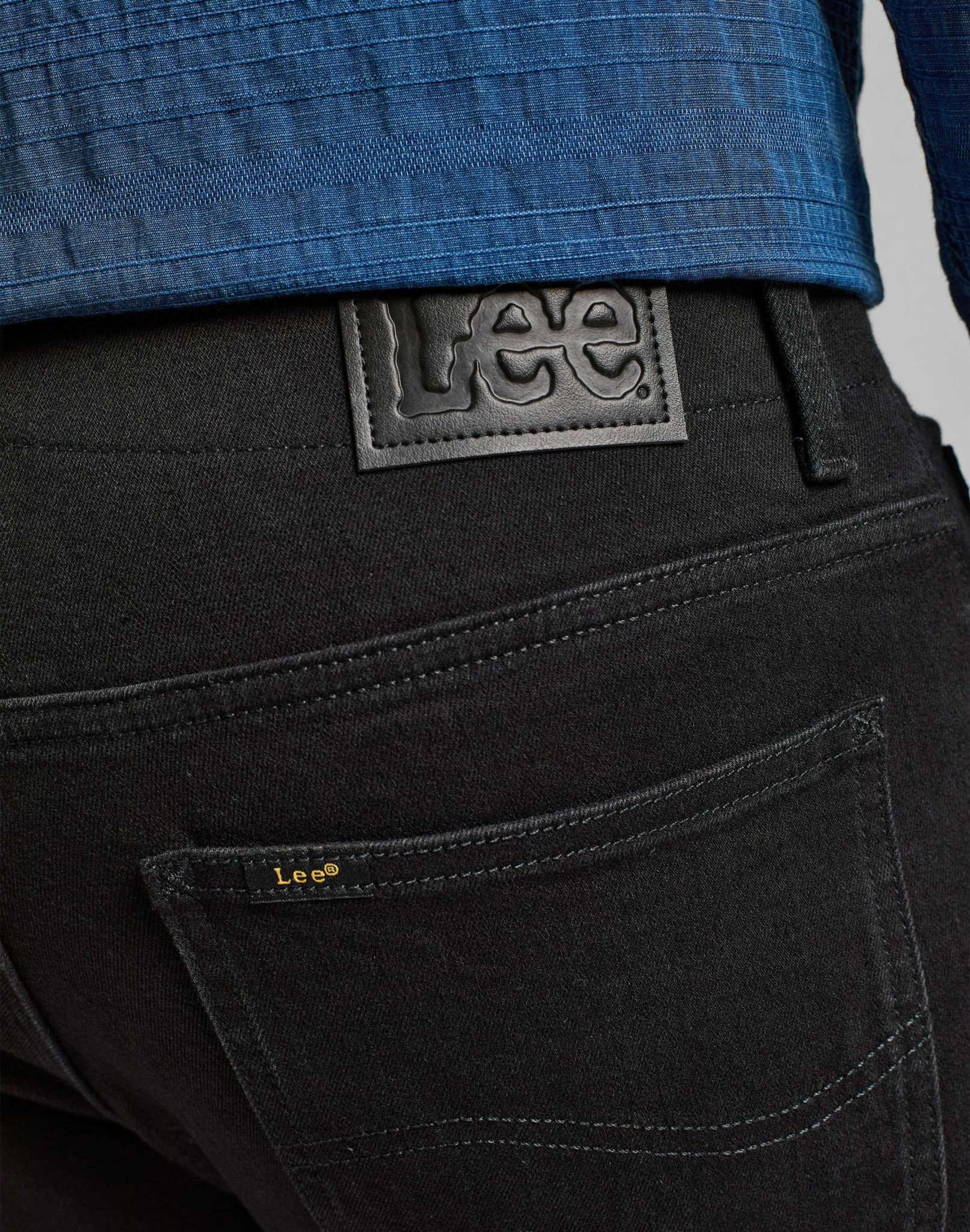 Slim Fit MVP en jeans noirs Lee