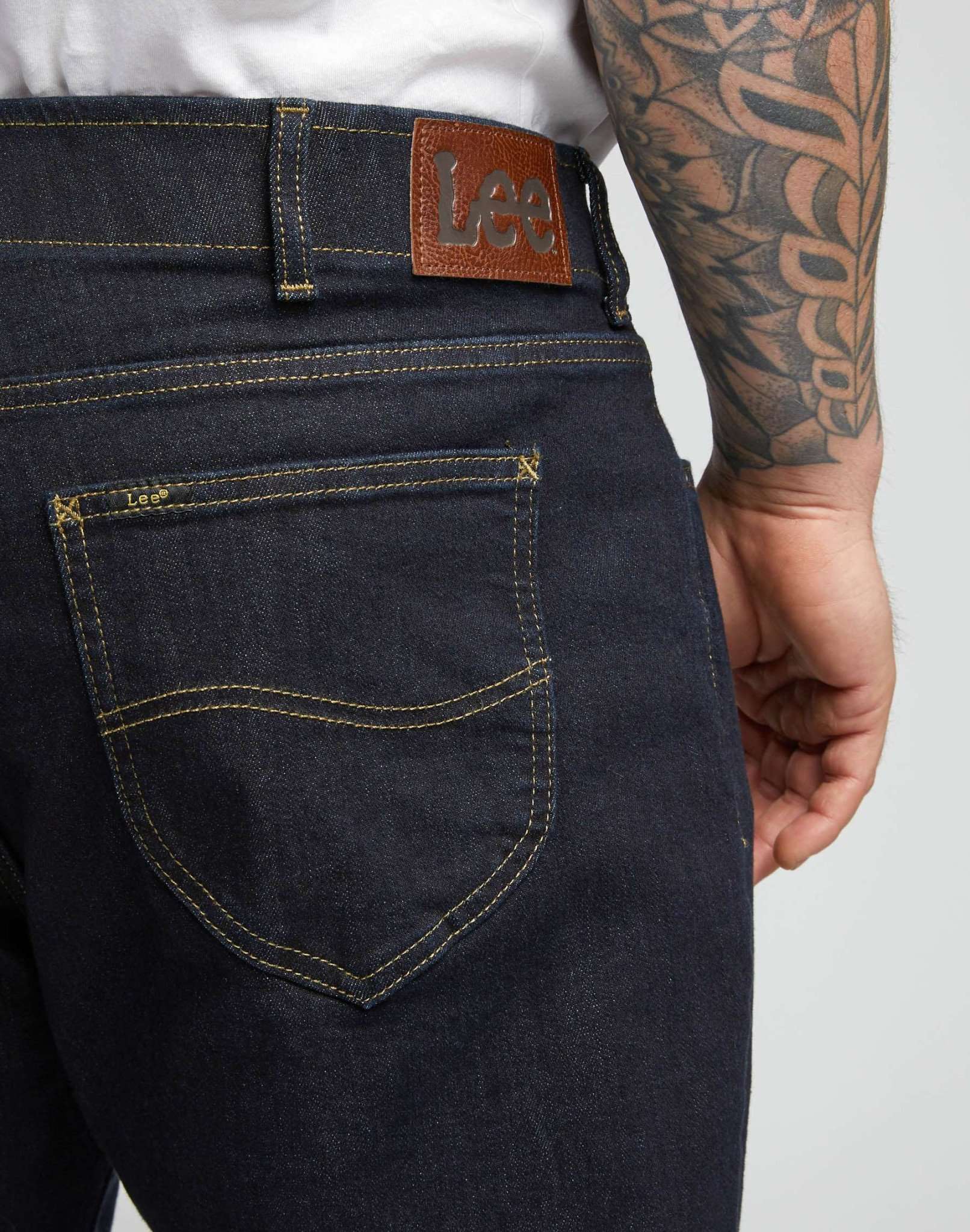 Mvp droit en jeans rincés Lee
