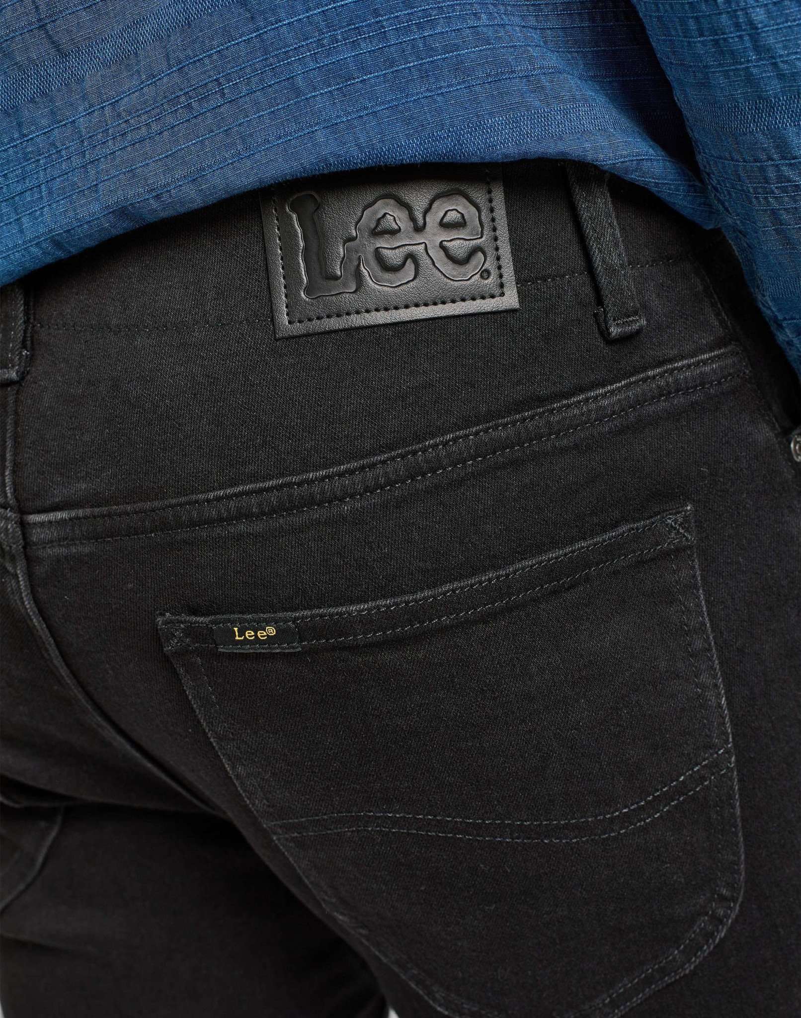 Jeans MVP droit en noir Lee
