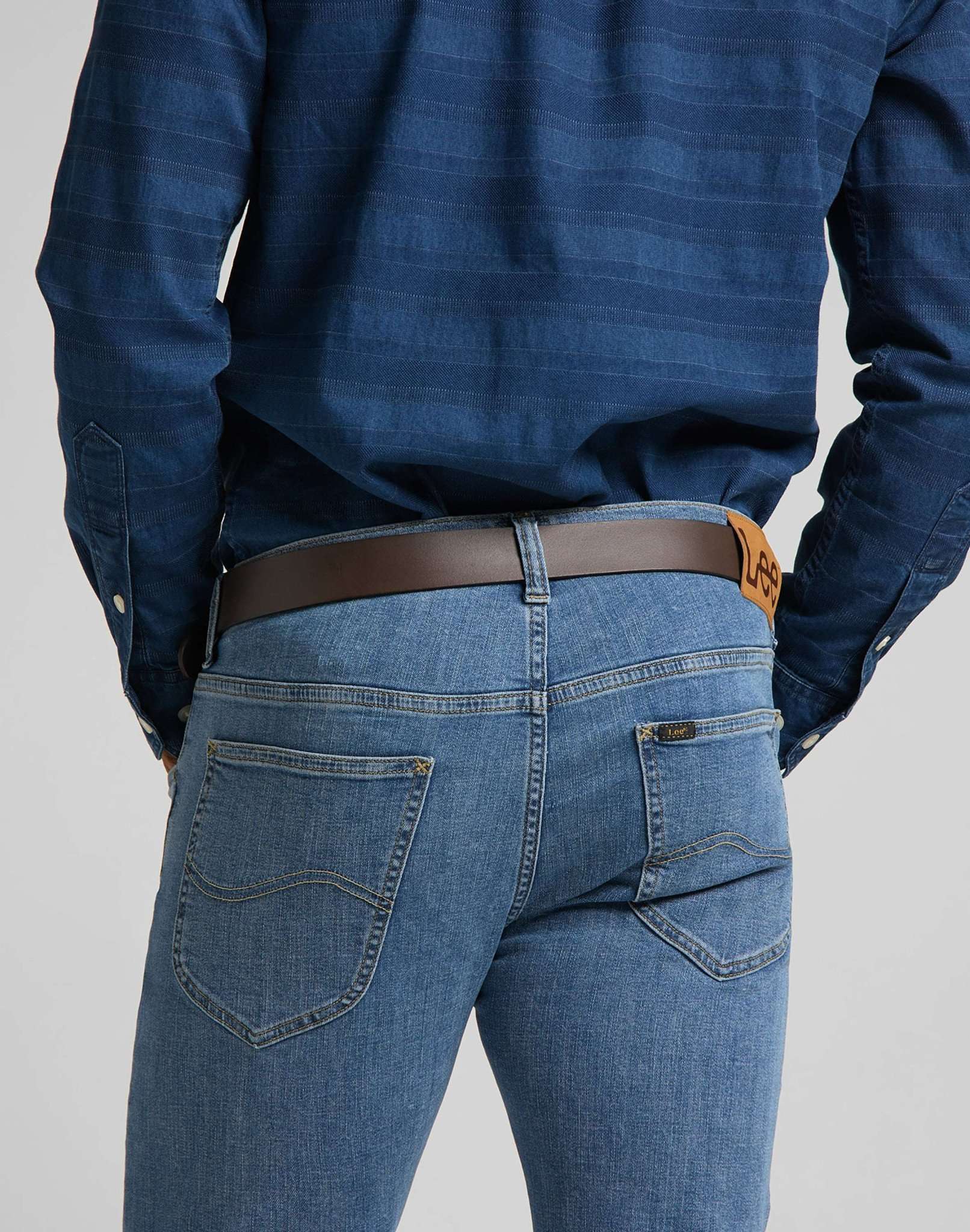 Core Belt in Dark Brown Ceinture Lee