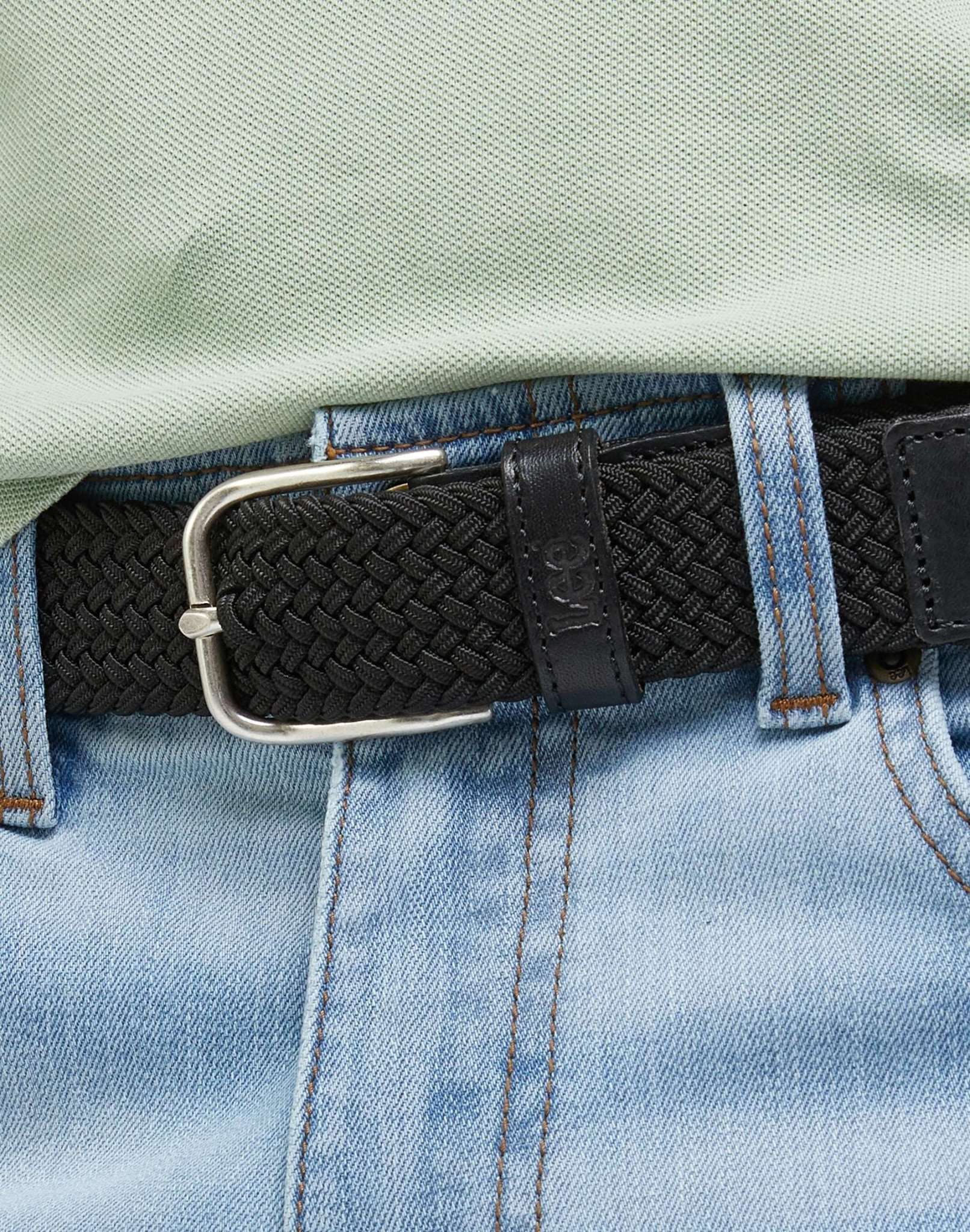 Ceinture élastique en noir Ceinture Lee