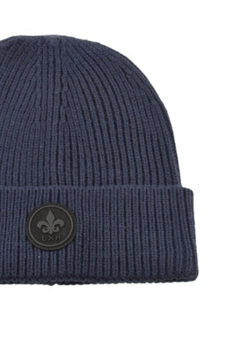 Bonnet Maille Épaisse à Navy Bonnets LXH