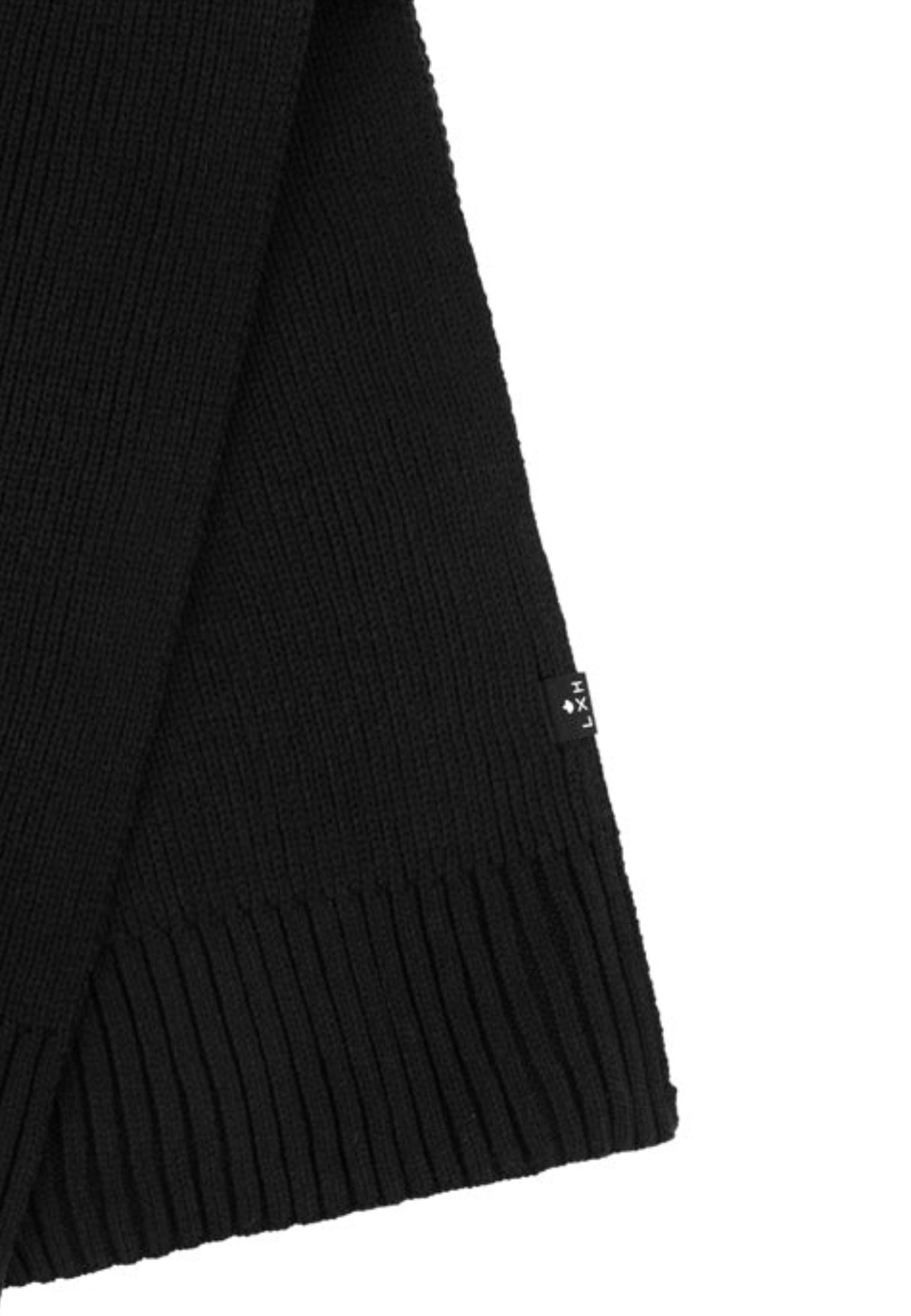 Écharpe Maille Épaisse en Noir Écharpes LXH