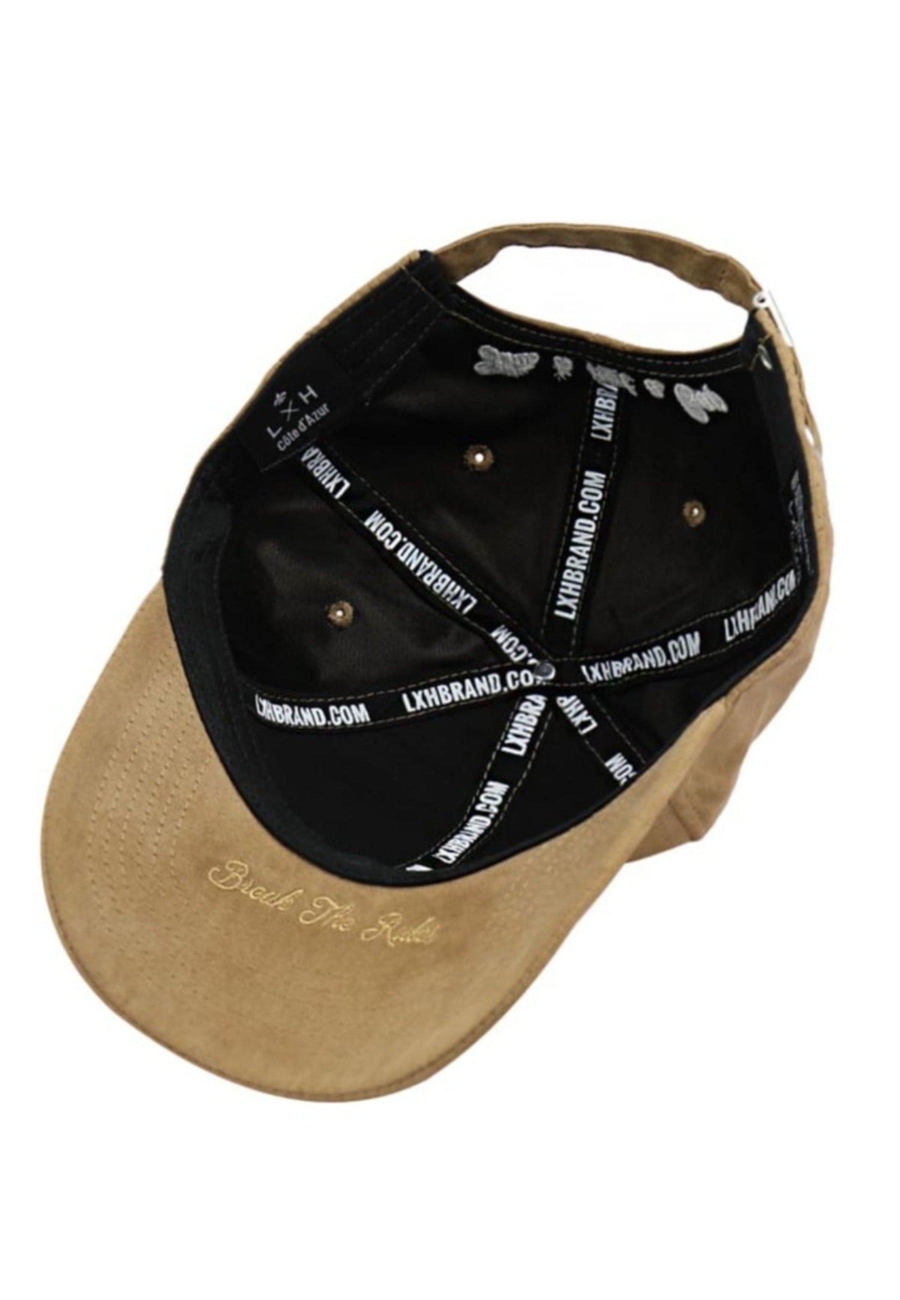 Casquette Suédine - Genève en casquettes camel LXH