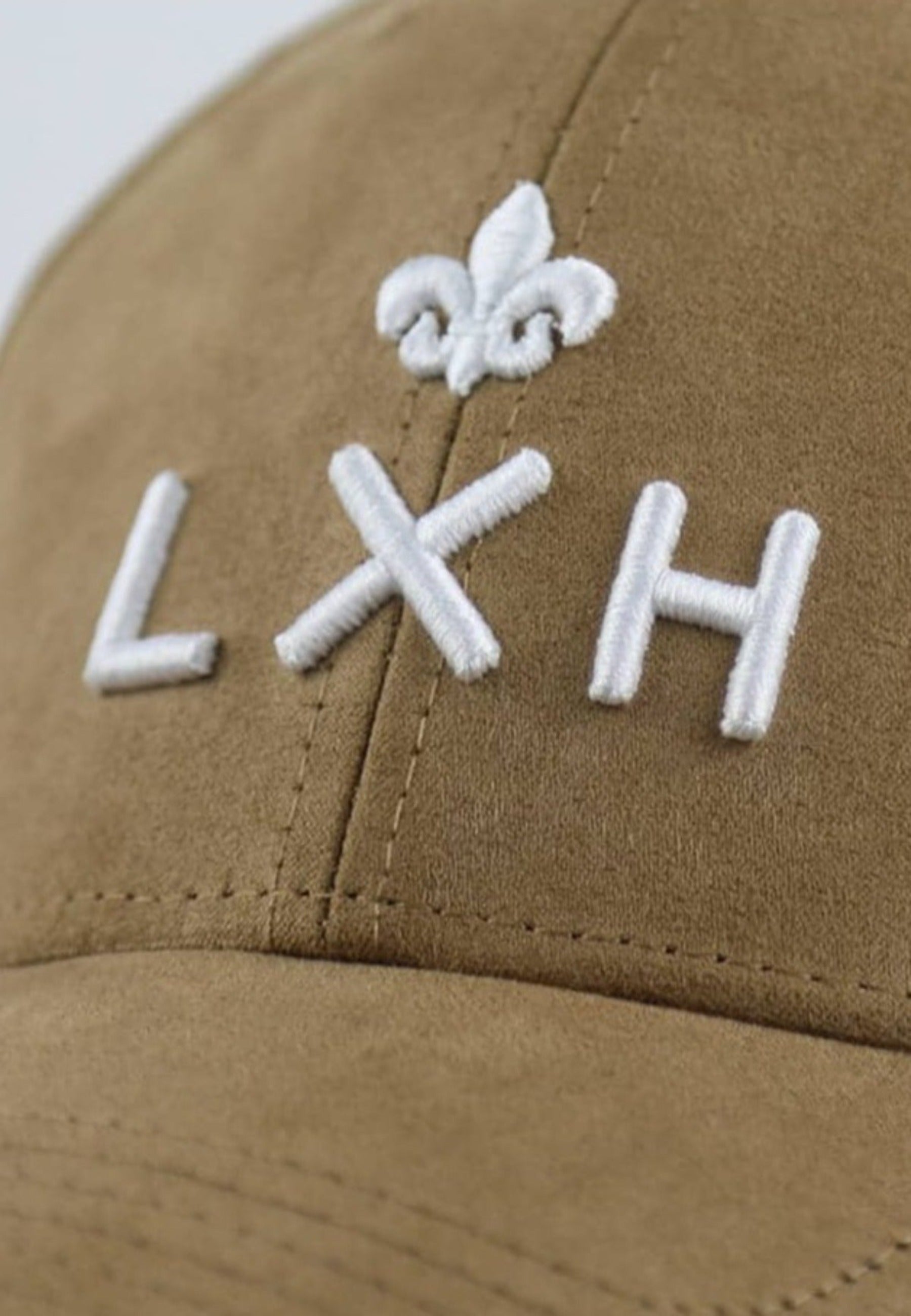 Casquette Suédine - Genève en casquettes camel LXH