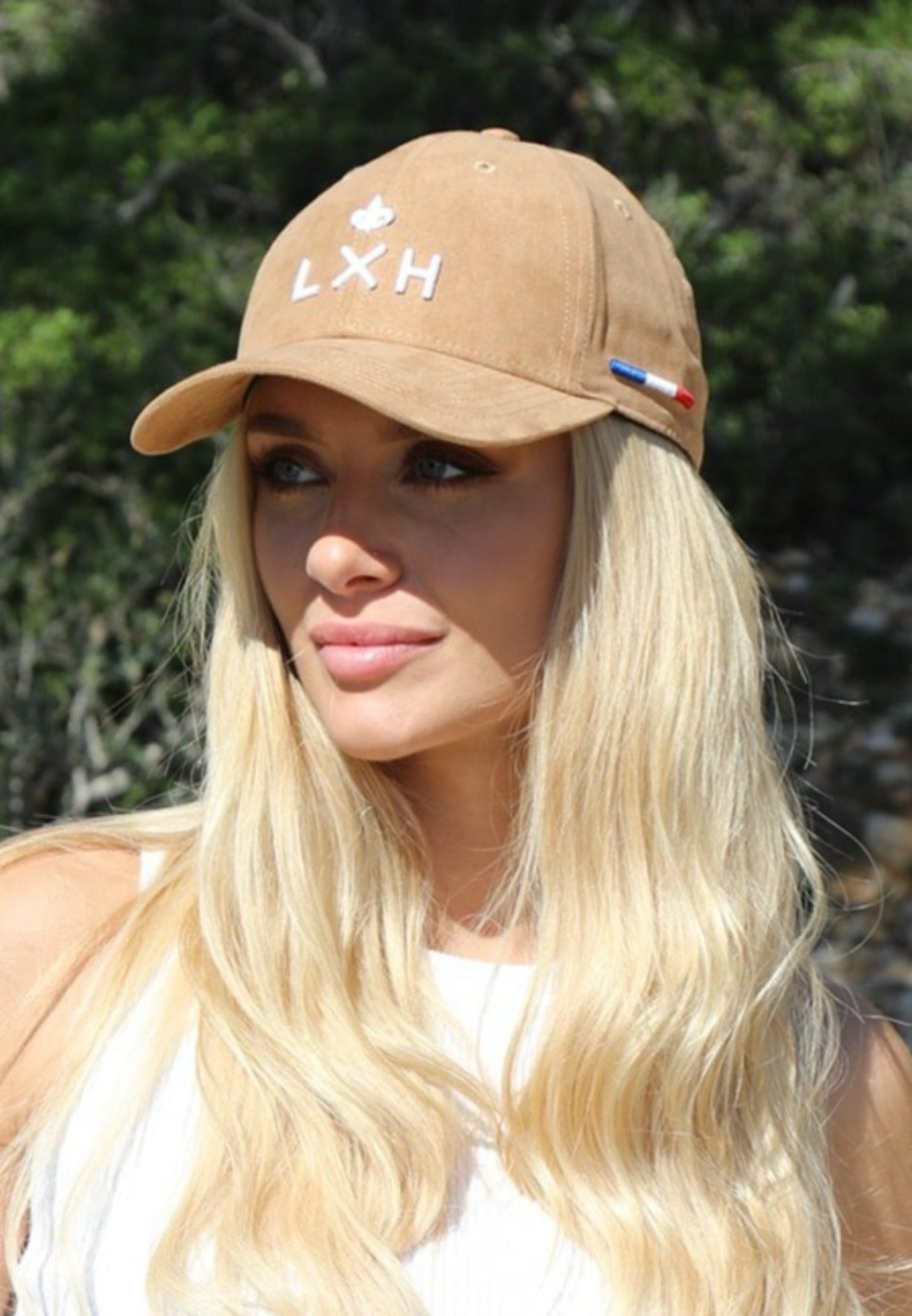 Casquette Suédine - Genève en casquettes camel LXH