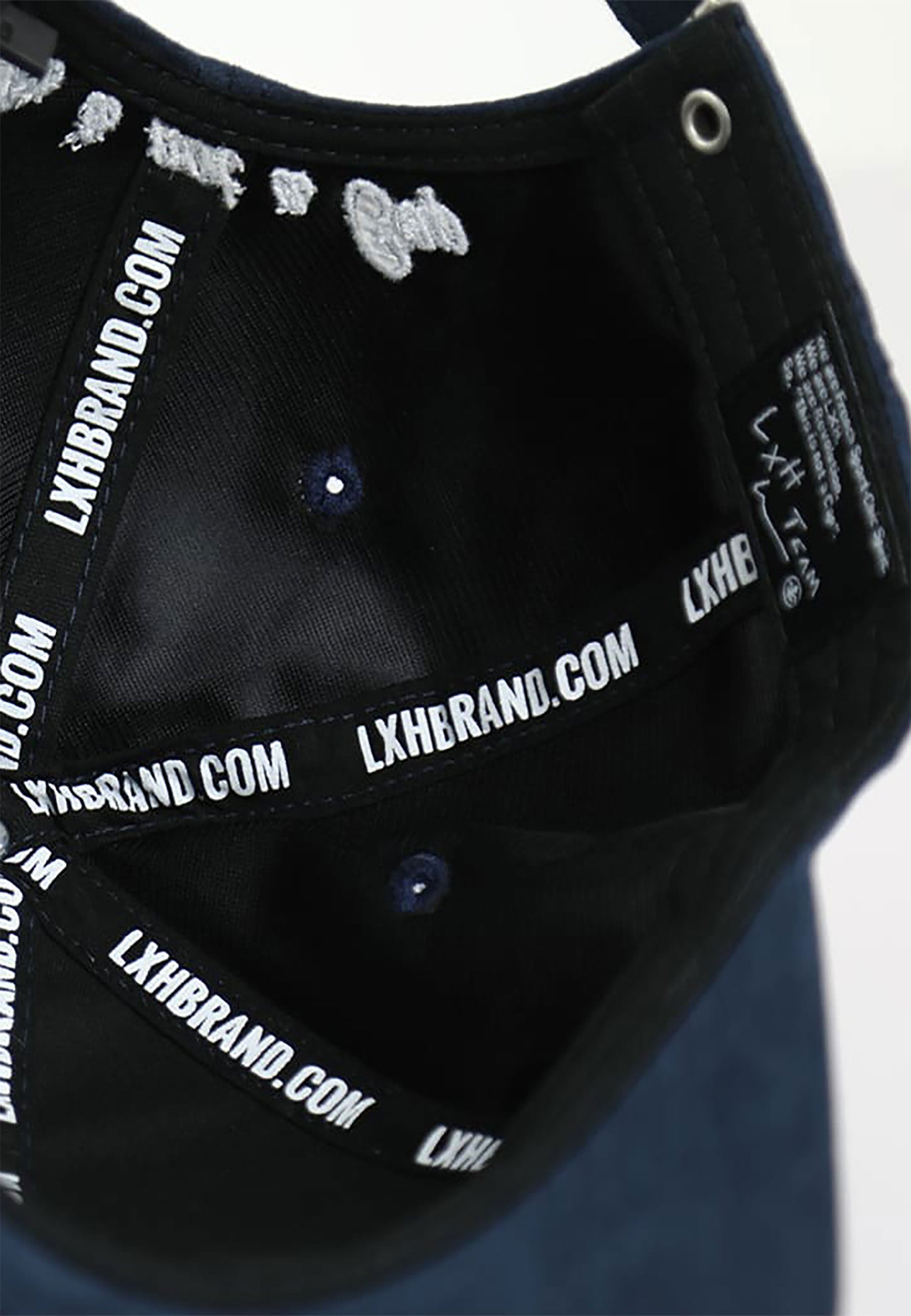 Casquette Suédine - Genève en Bleu Marine Caps LXH