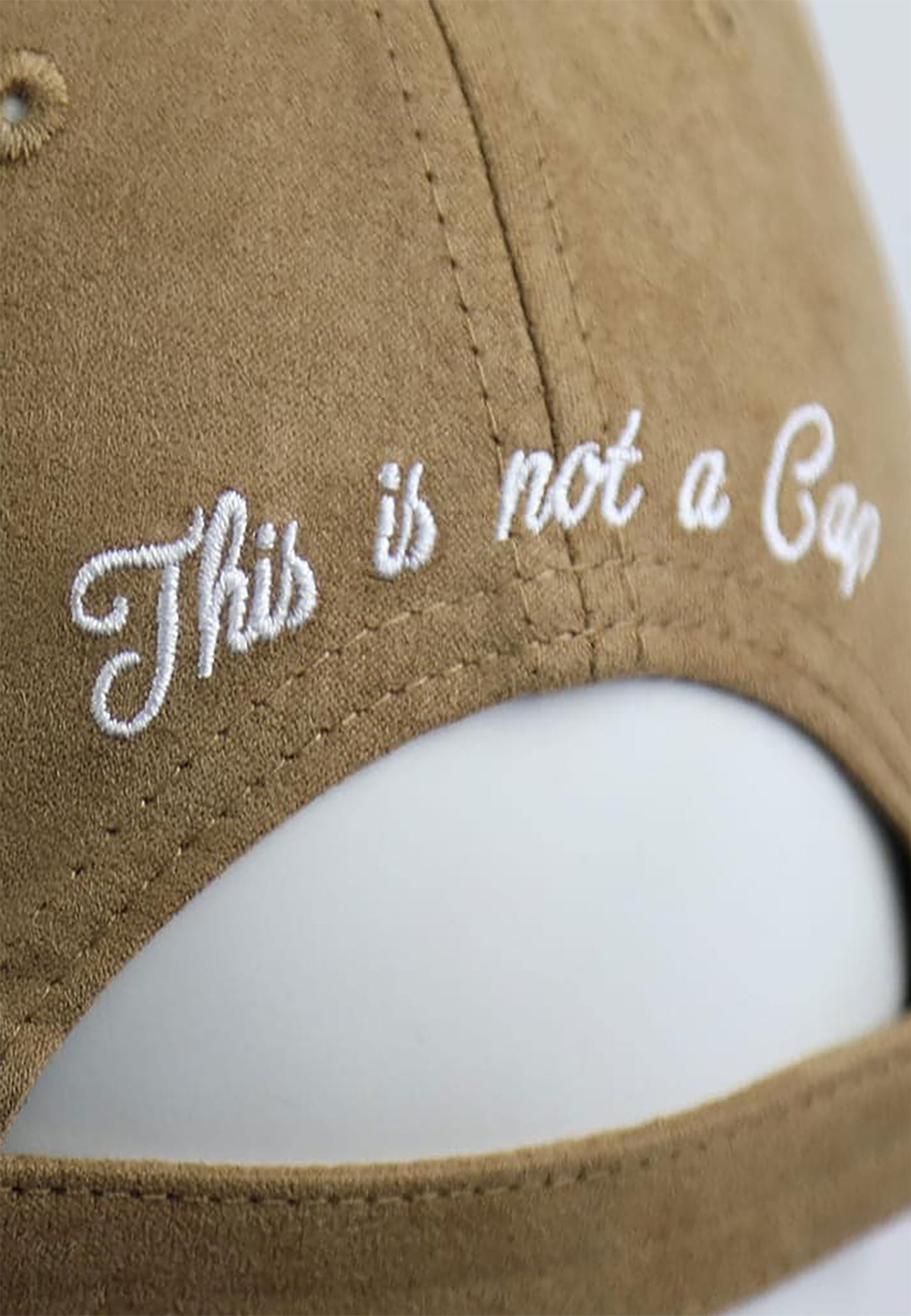 Casquette Suédine - Genève en casquettes camel LXH