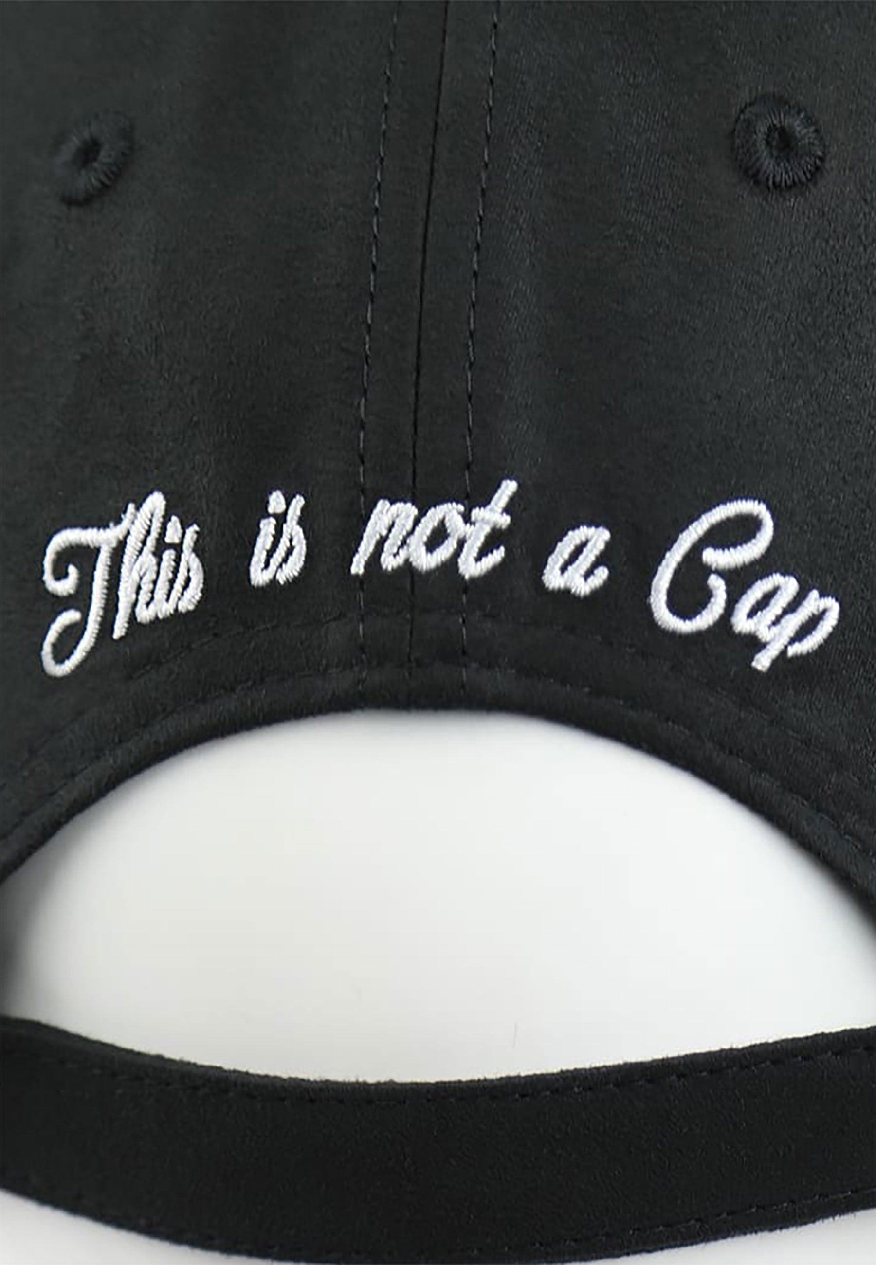 Casquette Suédine - Genève en Noir Caps LXH