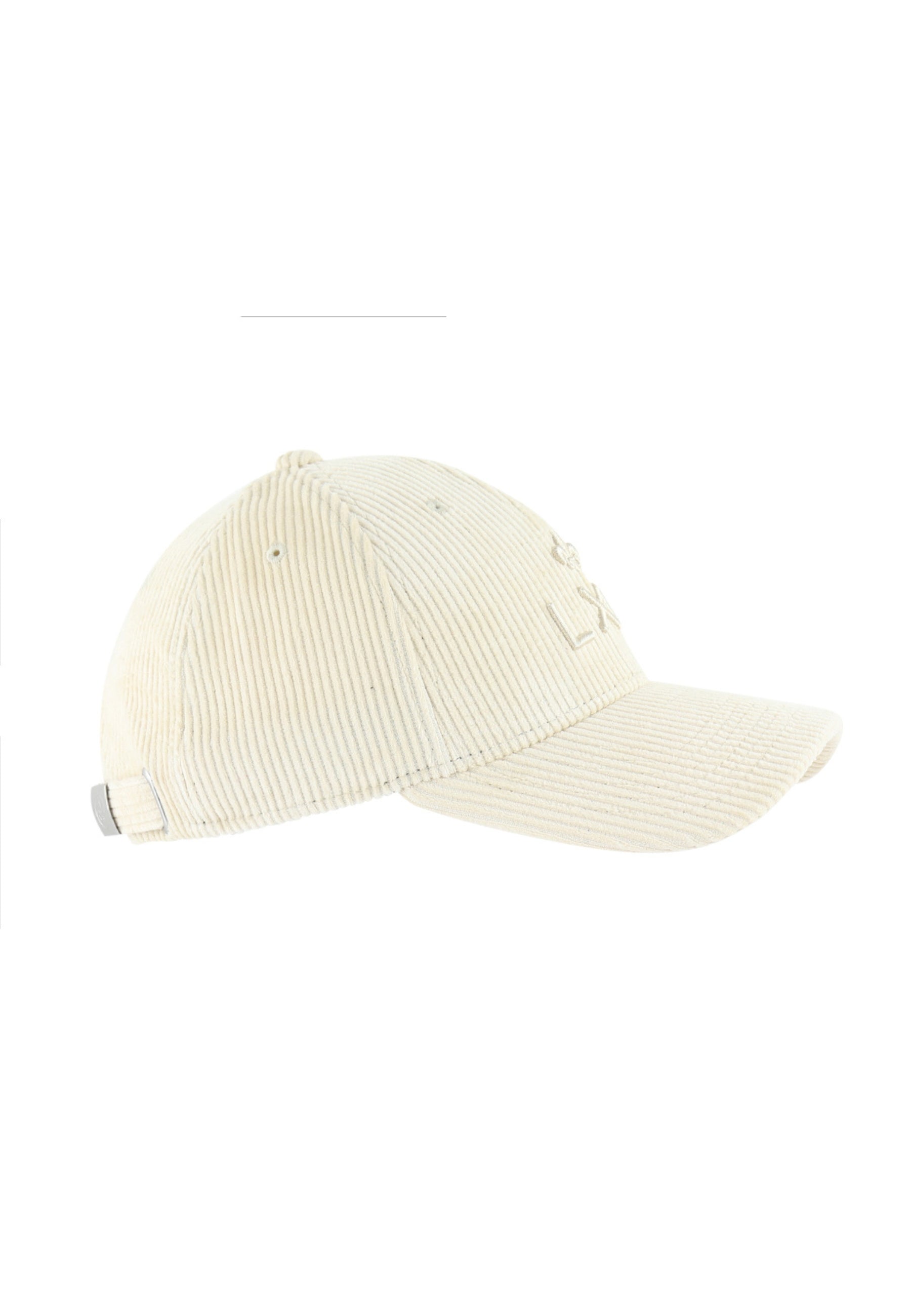 Casquette Velours Côtelé en Ivoire Caps LXH