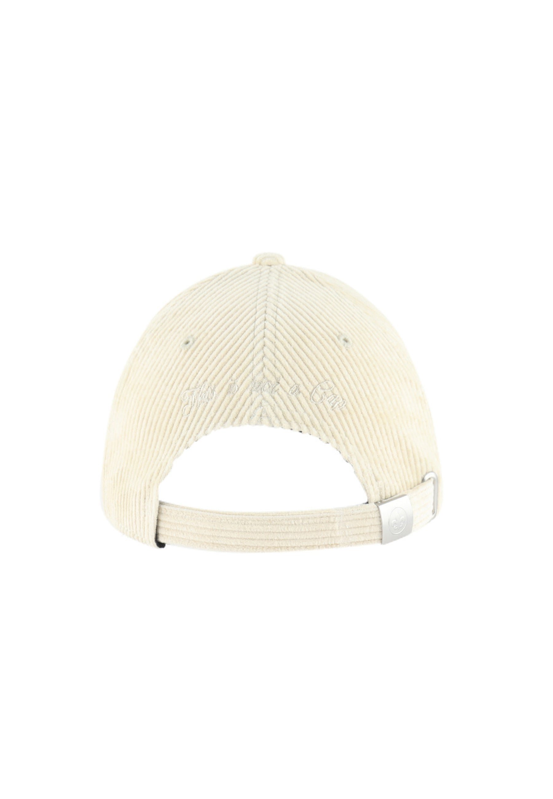 Casquette Velours Côtelé en Ivoire Caps LXH