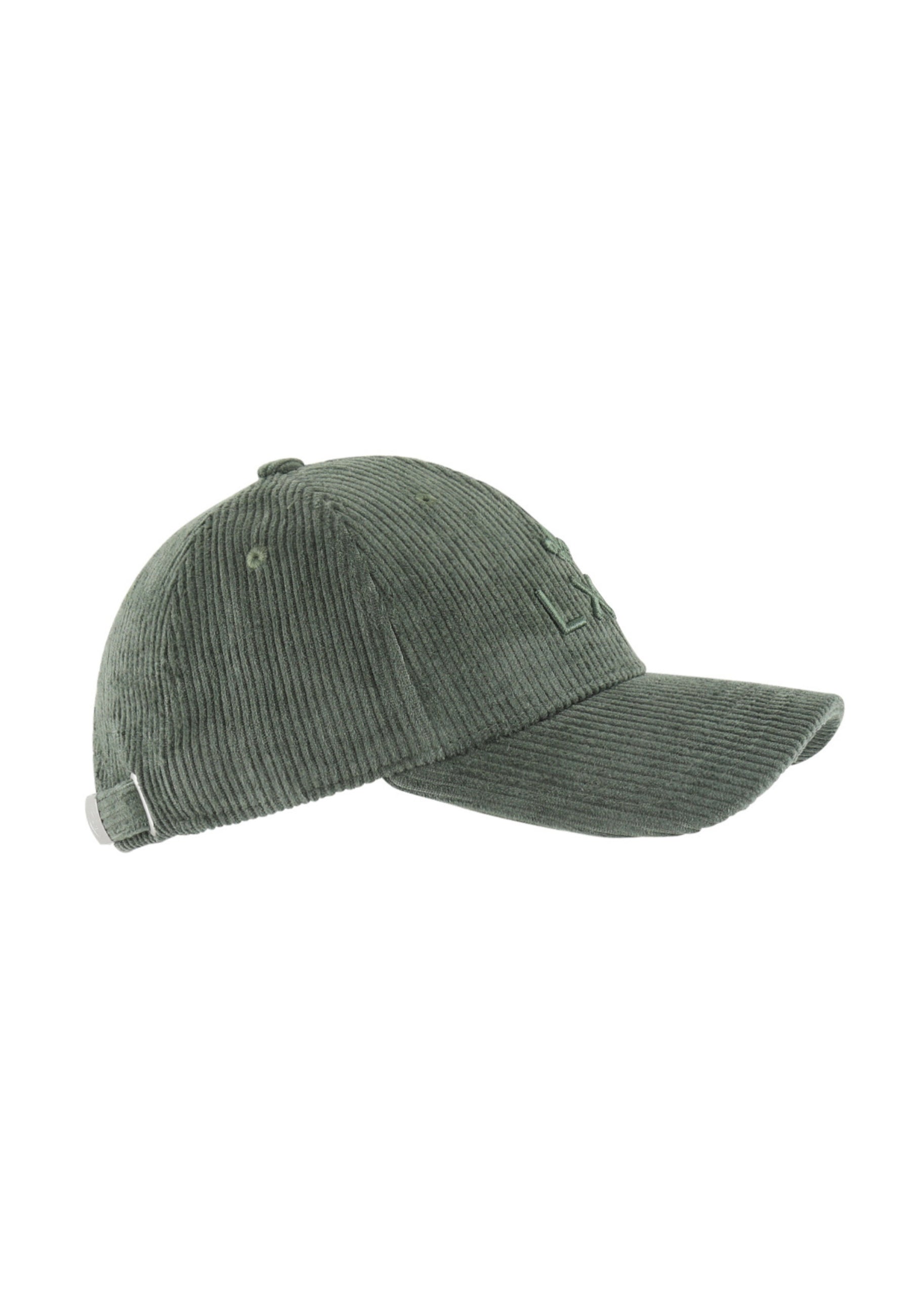 Casquette Velours Côtelé en Vert Forêt Caps LXH