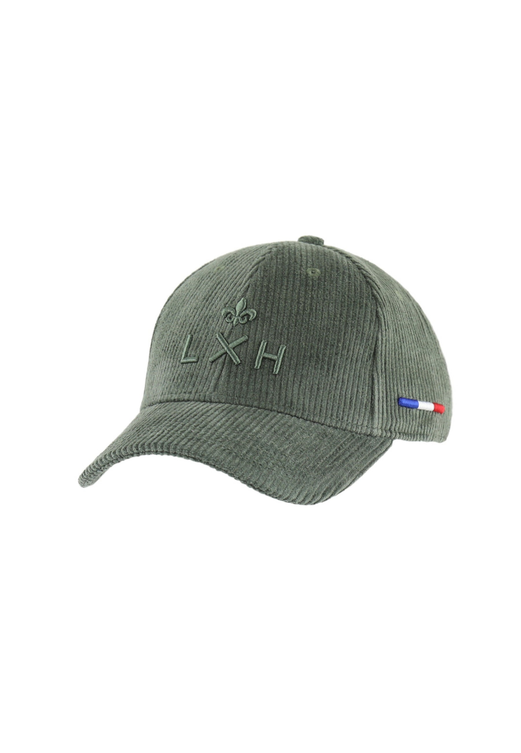 Casquette Velours Côtelé en Vert Forêt Caps LXH