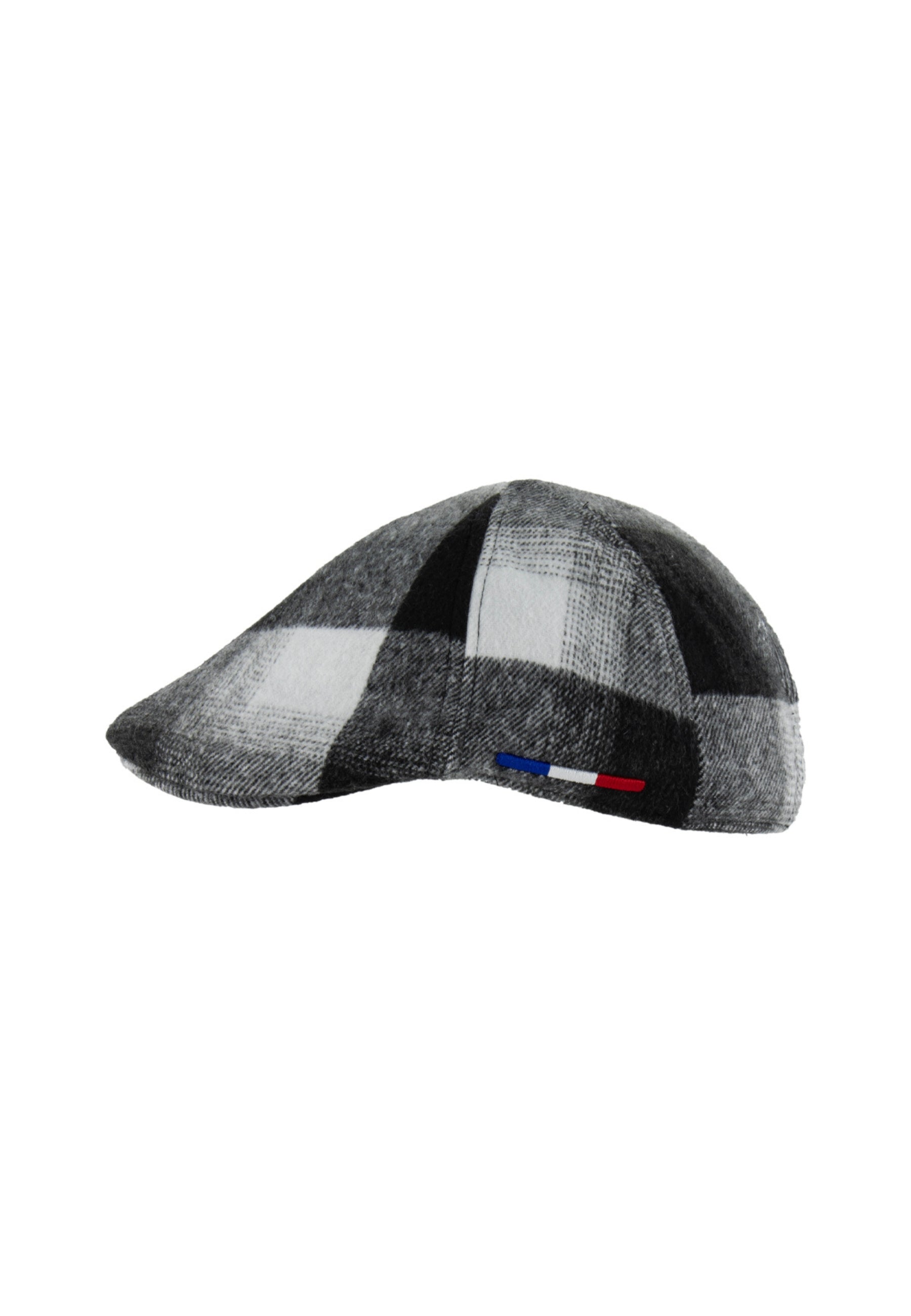 Bérêt Tartan Bicolor en Gris Bonnets LXH